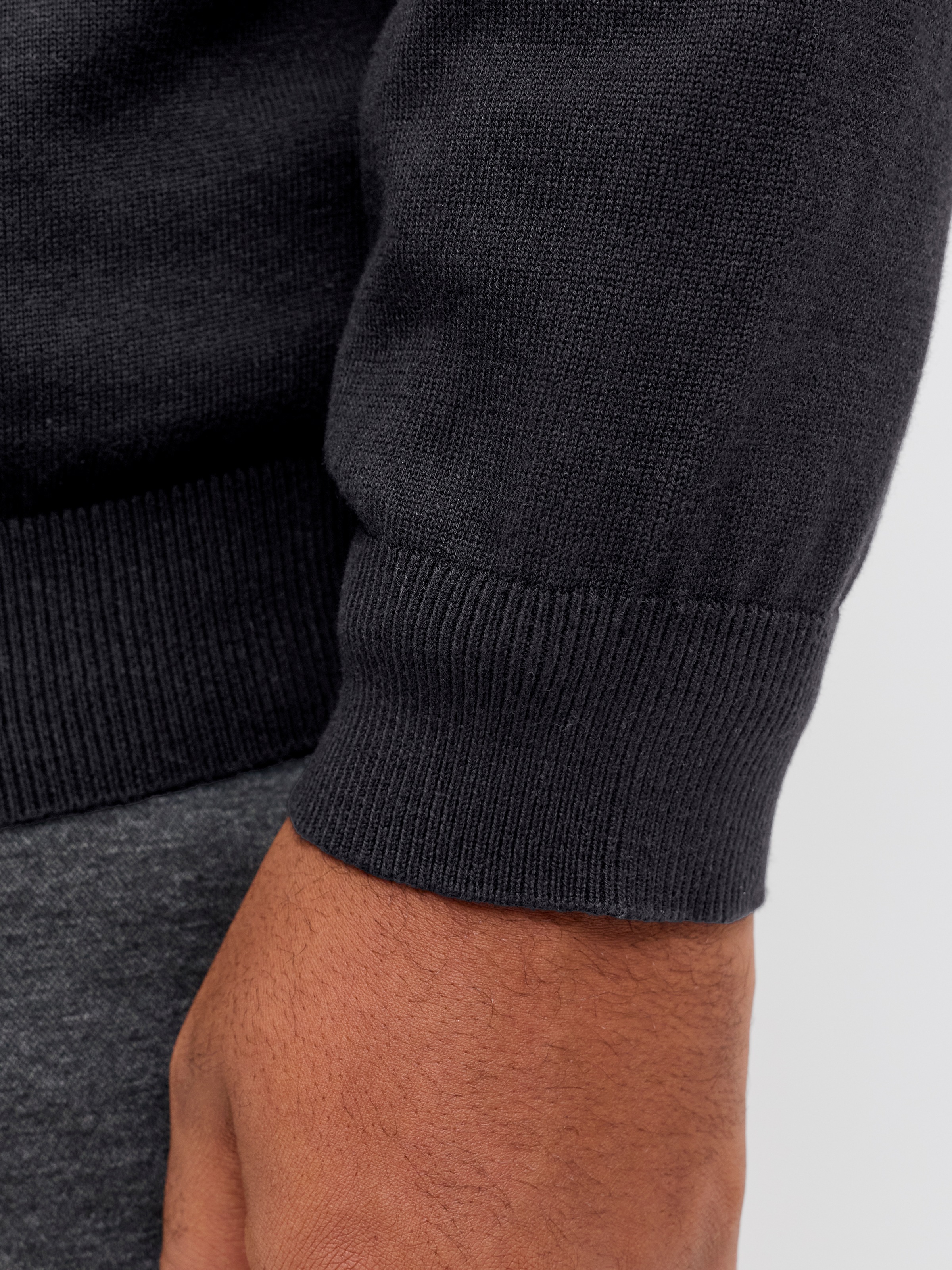 Jack & Jones PlusSize Pull à col polo »JJEBASIC KNIT LS POLO SN PLS« coton, coupe régulière