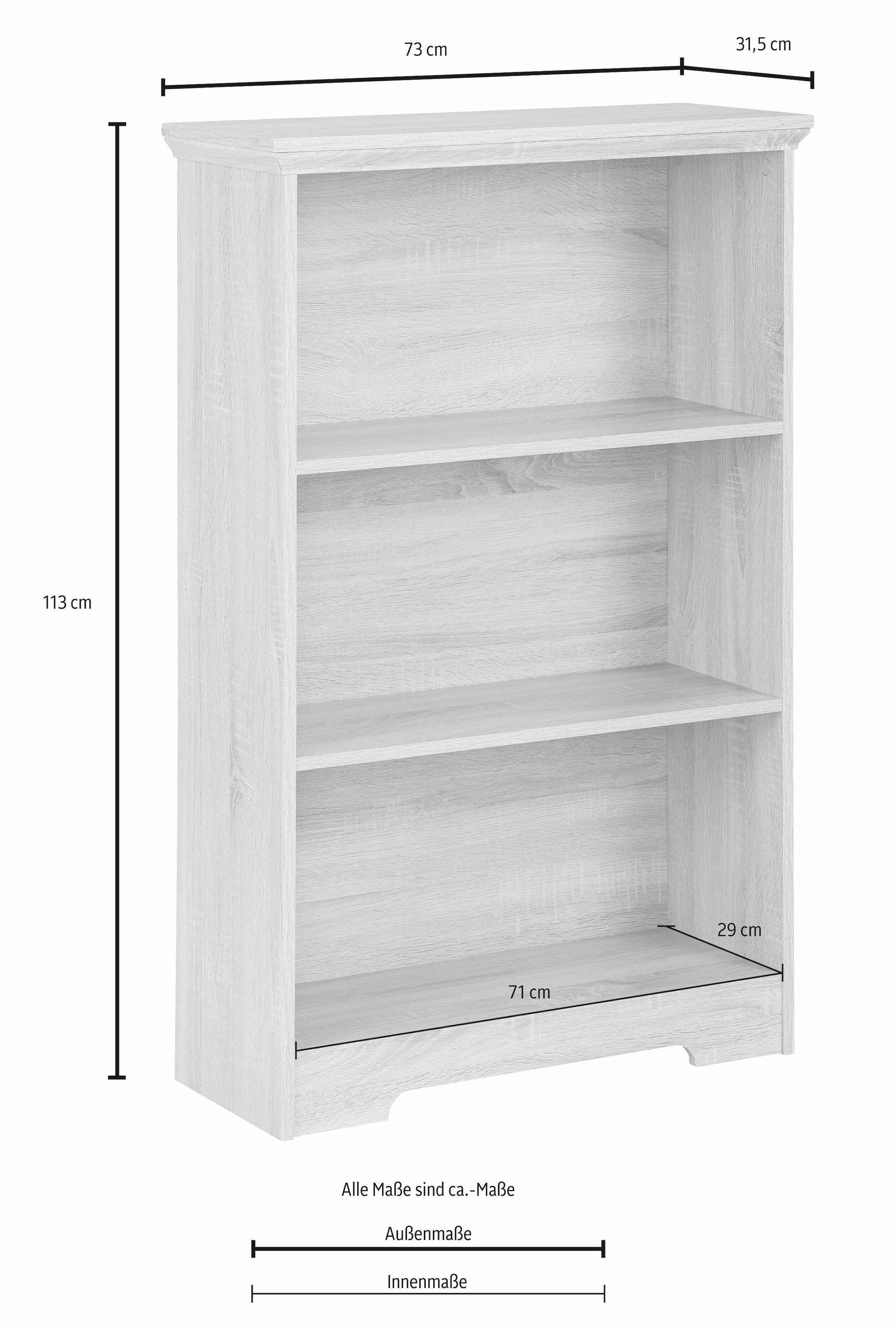 Home affaire Étagère »Nanna« mit schöner Eichen-Optik Oberfläche, in verschiedenen Farbvarianten