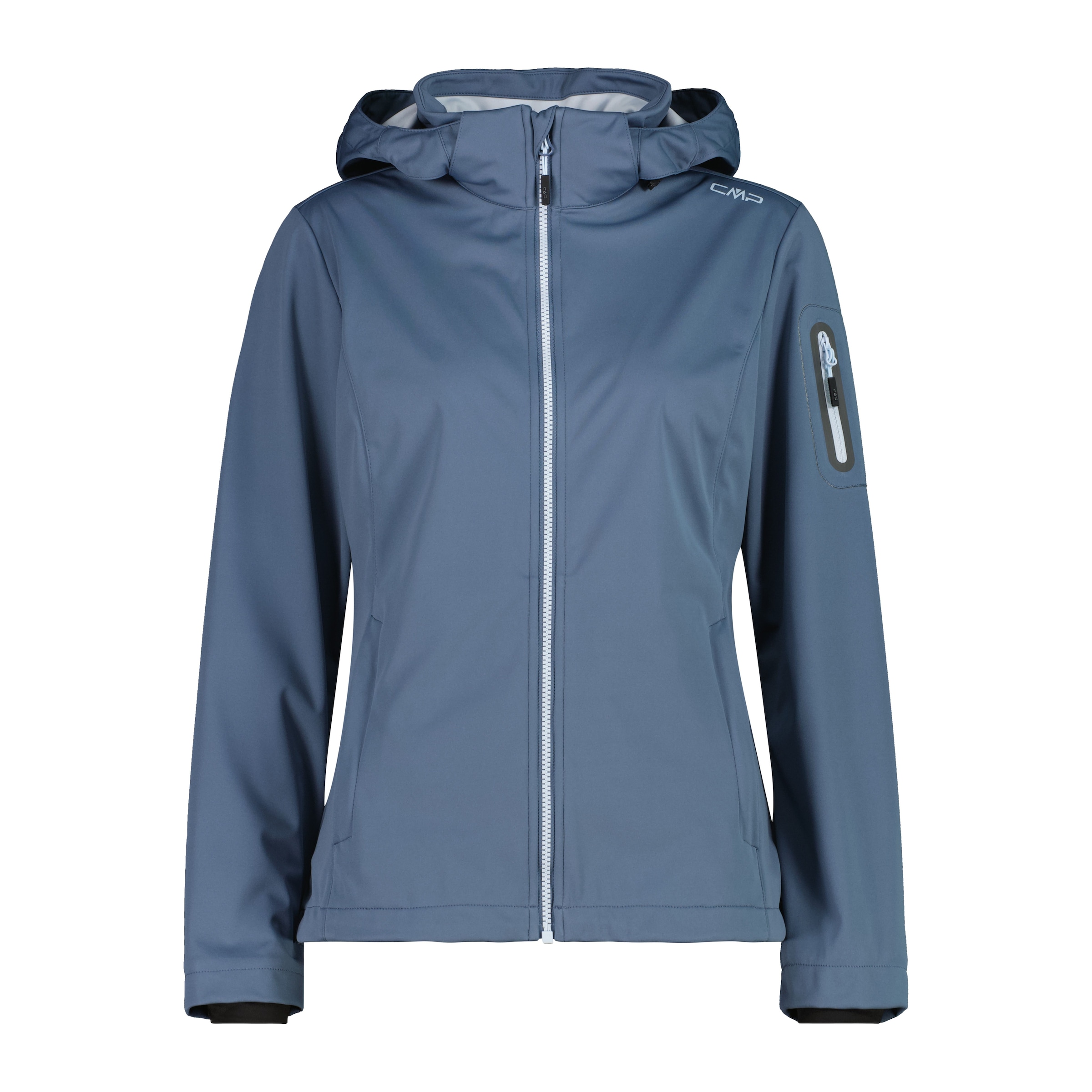 CMP Veste softshell »WOMAN JACKET DET HOOD« avec capuche avec capuche, respirant, coupe-vent, déperlant