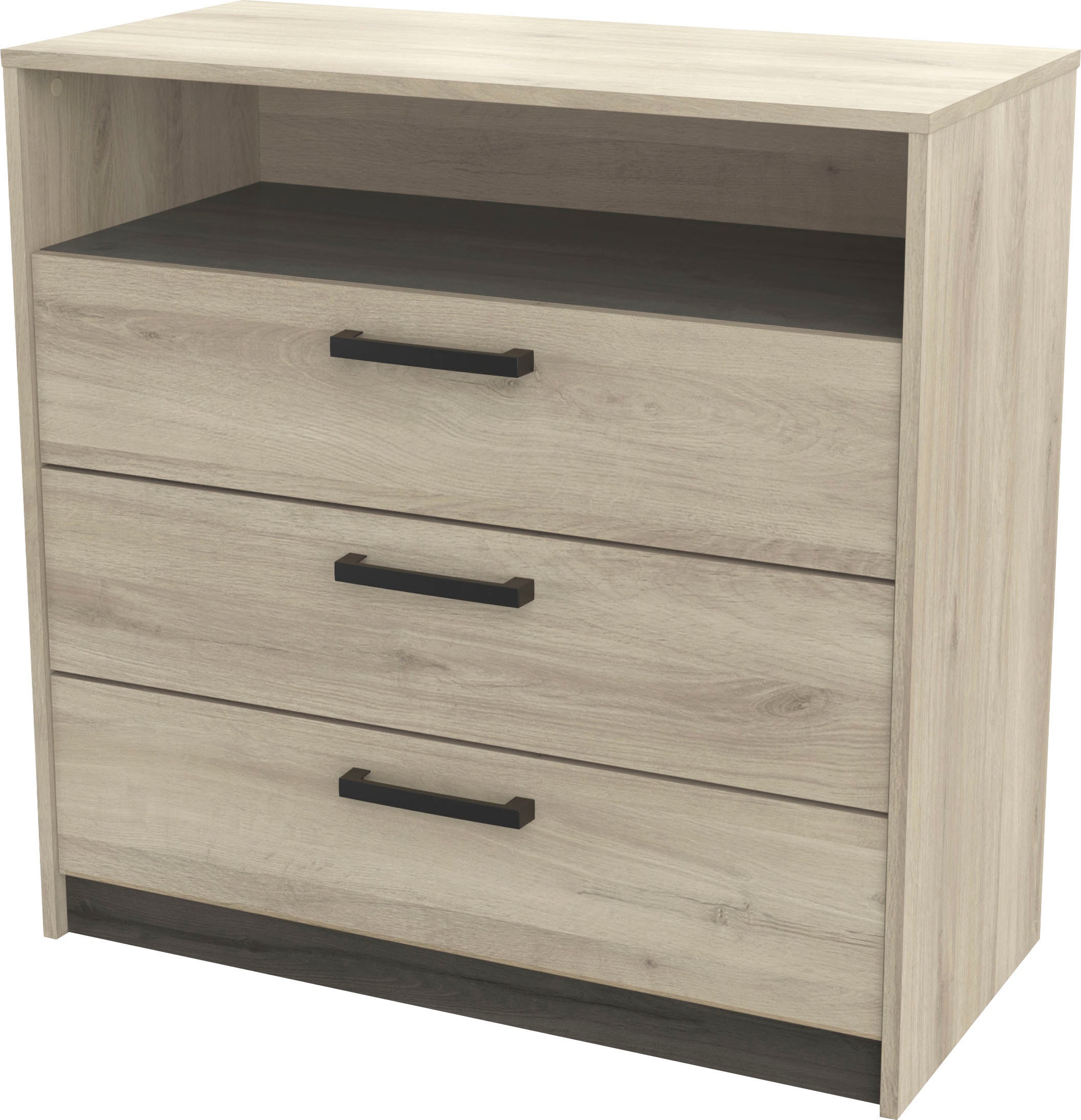 Demeyere GROUP Commode combinée »Watson« commode à roulettes 3 tiroirs 1 niche