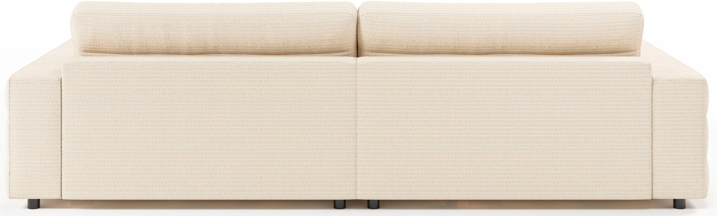 3C Candy Big-Sofa »Stripes Megasofa, tolle Verarbeitungsdetails, bequem, Breite 296cm« Lose Rückenkissen, mit feiner Quersteppung