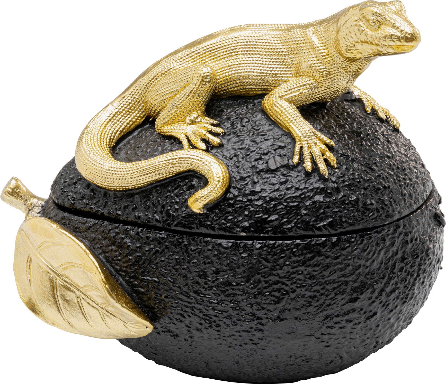 Kare Design Dose »Dekodose Avocado Lizard 15cm« ideal für Schmuck, Schlüssel, Kleingeld, Haargummis u.a. Kleinteile