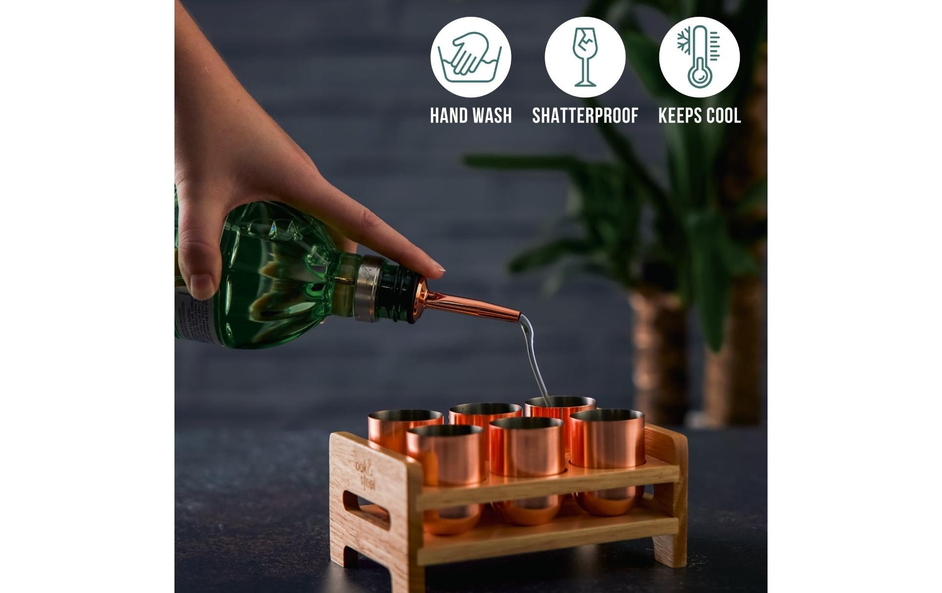   Verre à liqueur »Oak & Steel 50 ml, 6 Stück«