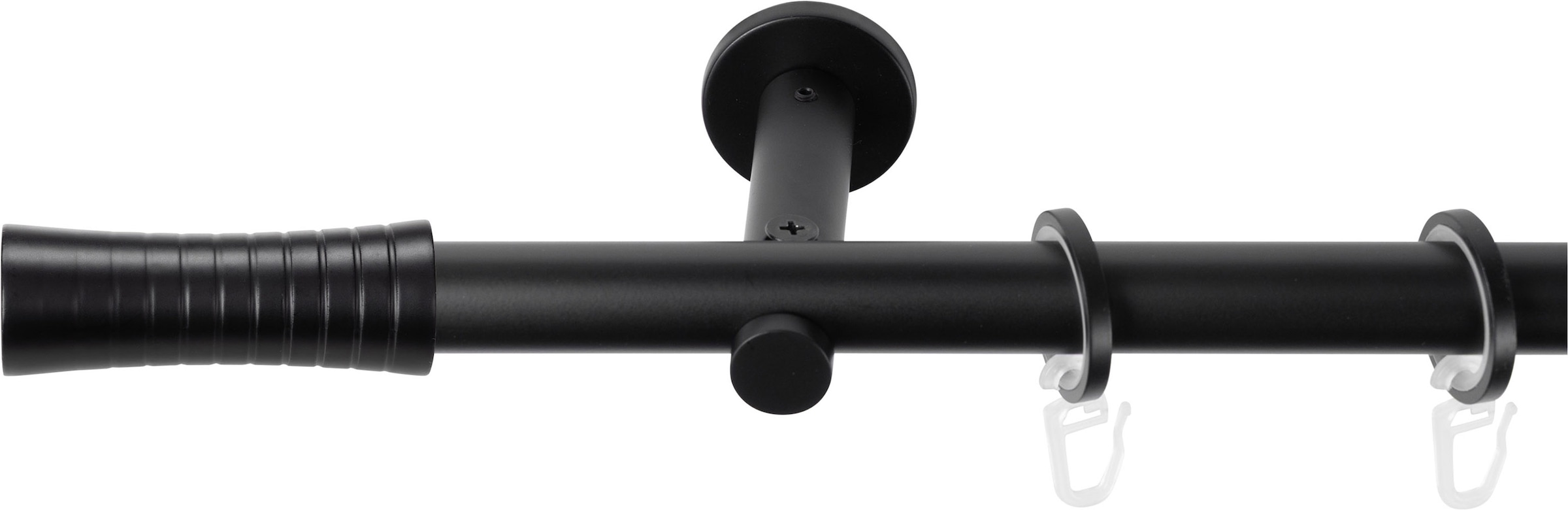 SN DECO GROUP Gardinenstange Ø 19 mm 1 läufig-läufig Fixmass;kürzbar