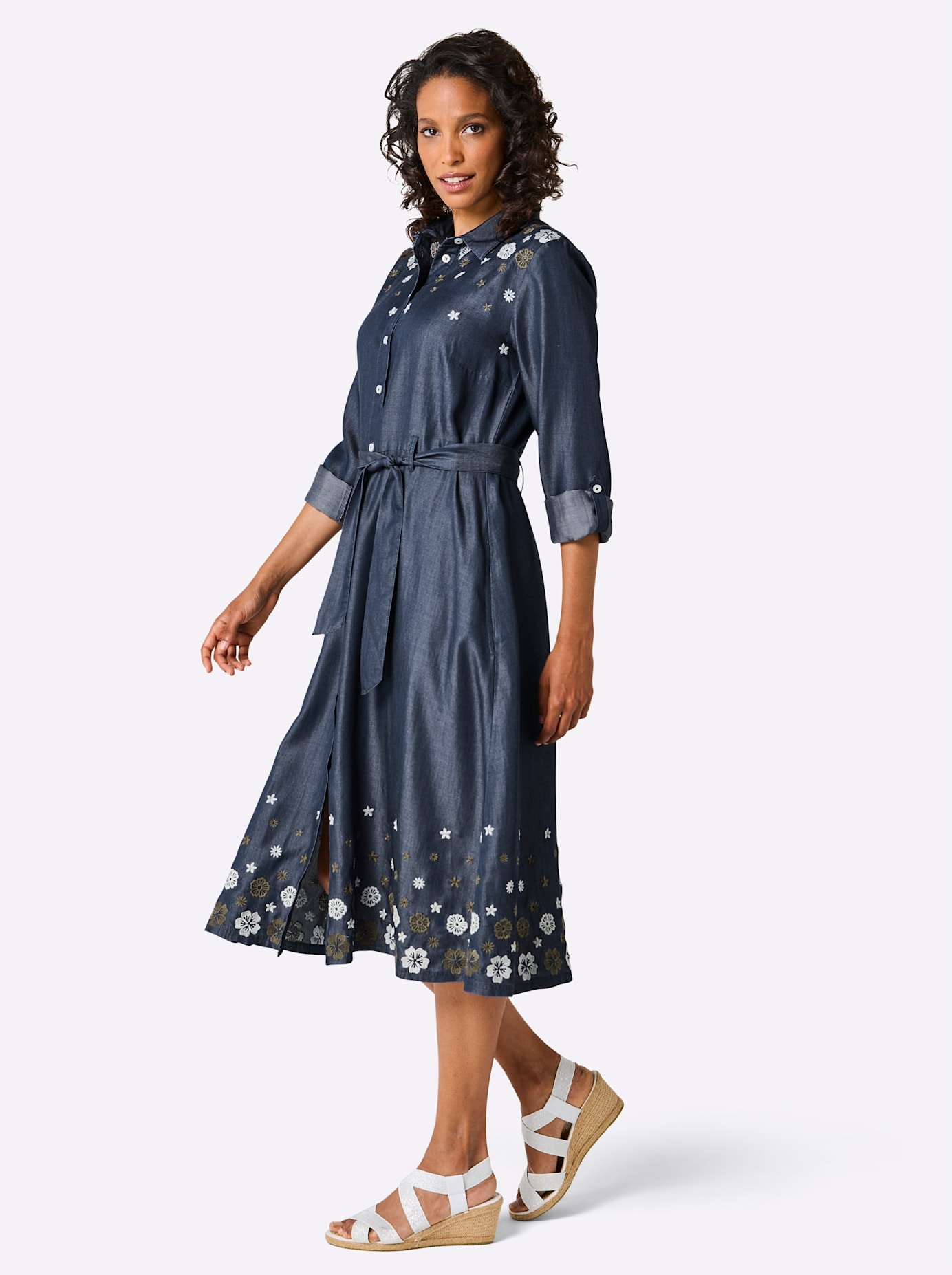 CREATION L PREMIUM Robe chemisier »Lyocell-Kleid«