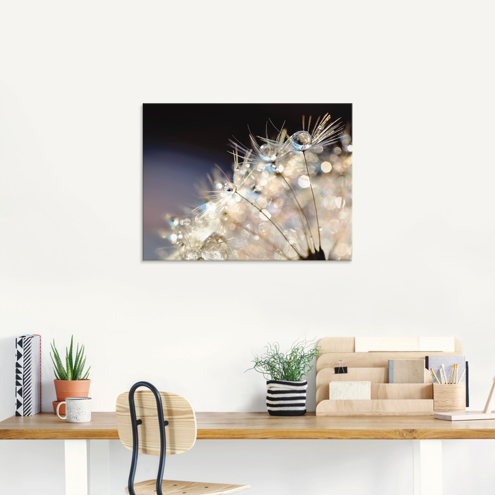 Artland Glasbild »Pusteblume Fantasie« Blumen 1 Stk. tlg. in verschiedenen Grössen