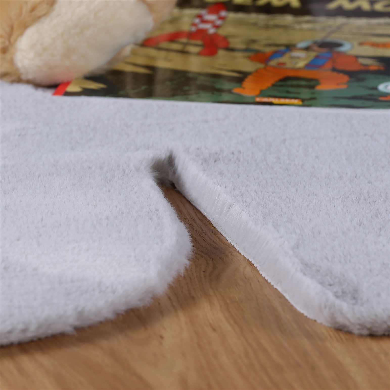 Kayoom Tapis pour enfants »Lille 864« Forme de motif 15 mm Höhe Poils courts, rabitt, doux et moelleux, contour éléphant