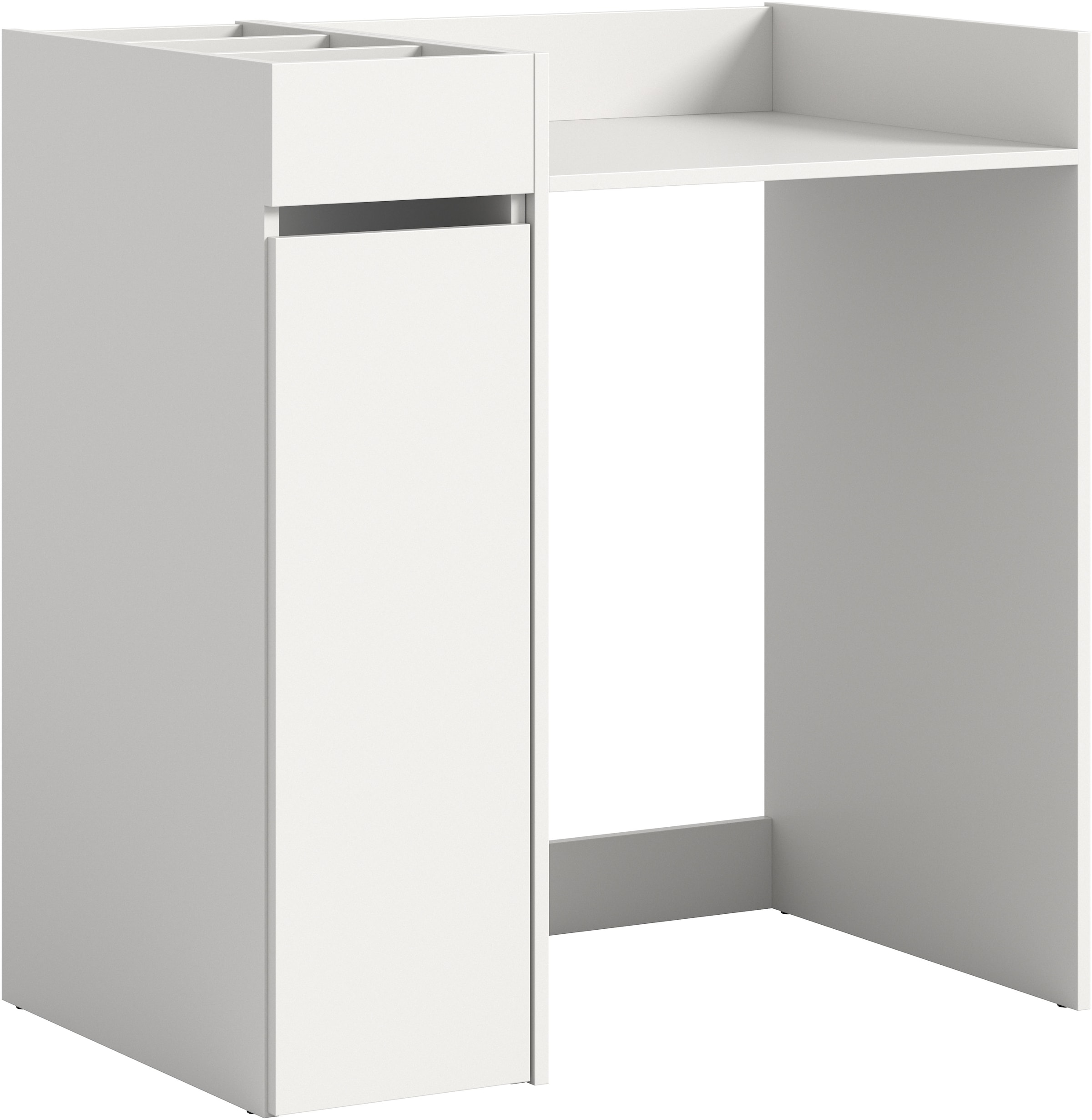 welltime Badmöbel-Set »FALAS, TOPSELLER!, 2-teilig, Hauswirtschaftsraum Set, Breite 95 cm« Set, bestehend aus: Waschmaschinenumbauschrank und Standregal, 2 Stk. tlg.