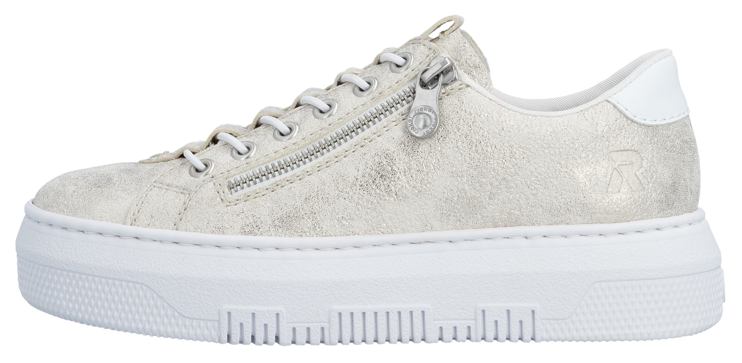 Rieker Baskets à plateforme  Sneaker, Slip-On Sneaker, Slipper mit Schaftrandpolster