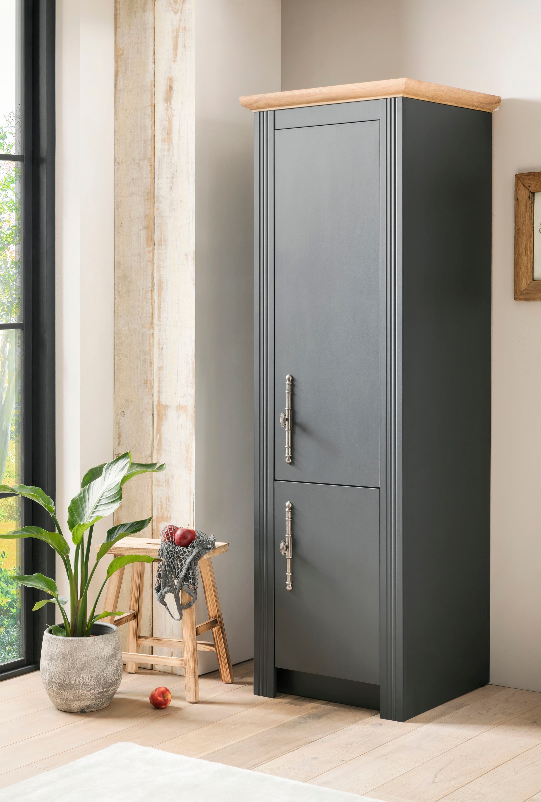 KOCHSTATION Hochschrank »KS-Westminster« im romantischen Landhausstil, Höhe 202 cm, exclusiv by Otto