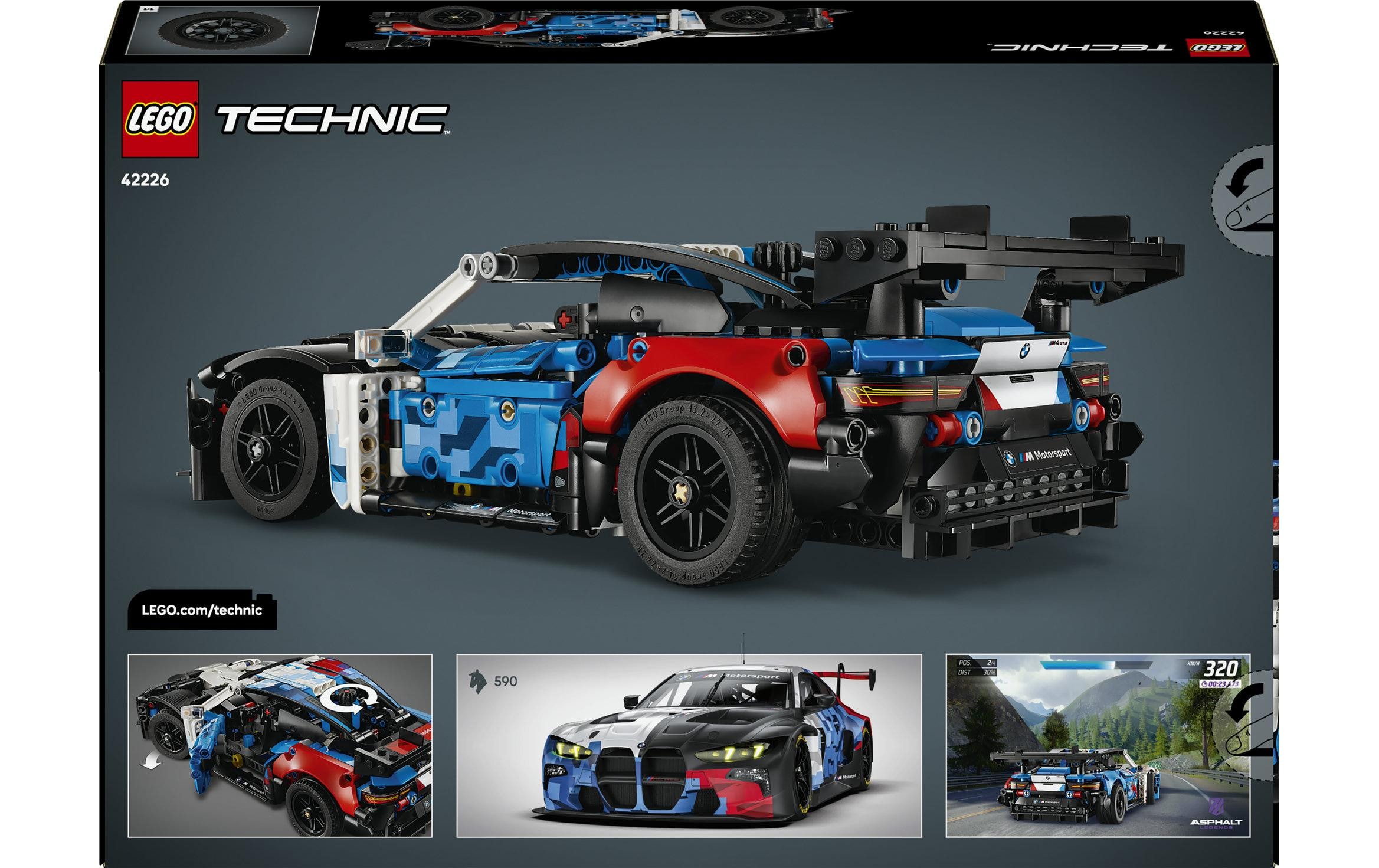 LEGO® Konstruktionsspielsteine »BMW M4 GT3 EVO Rennwagen (42226), LEGO Technic«