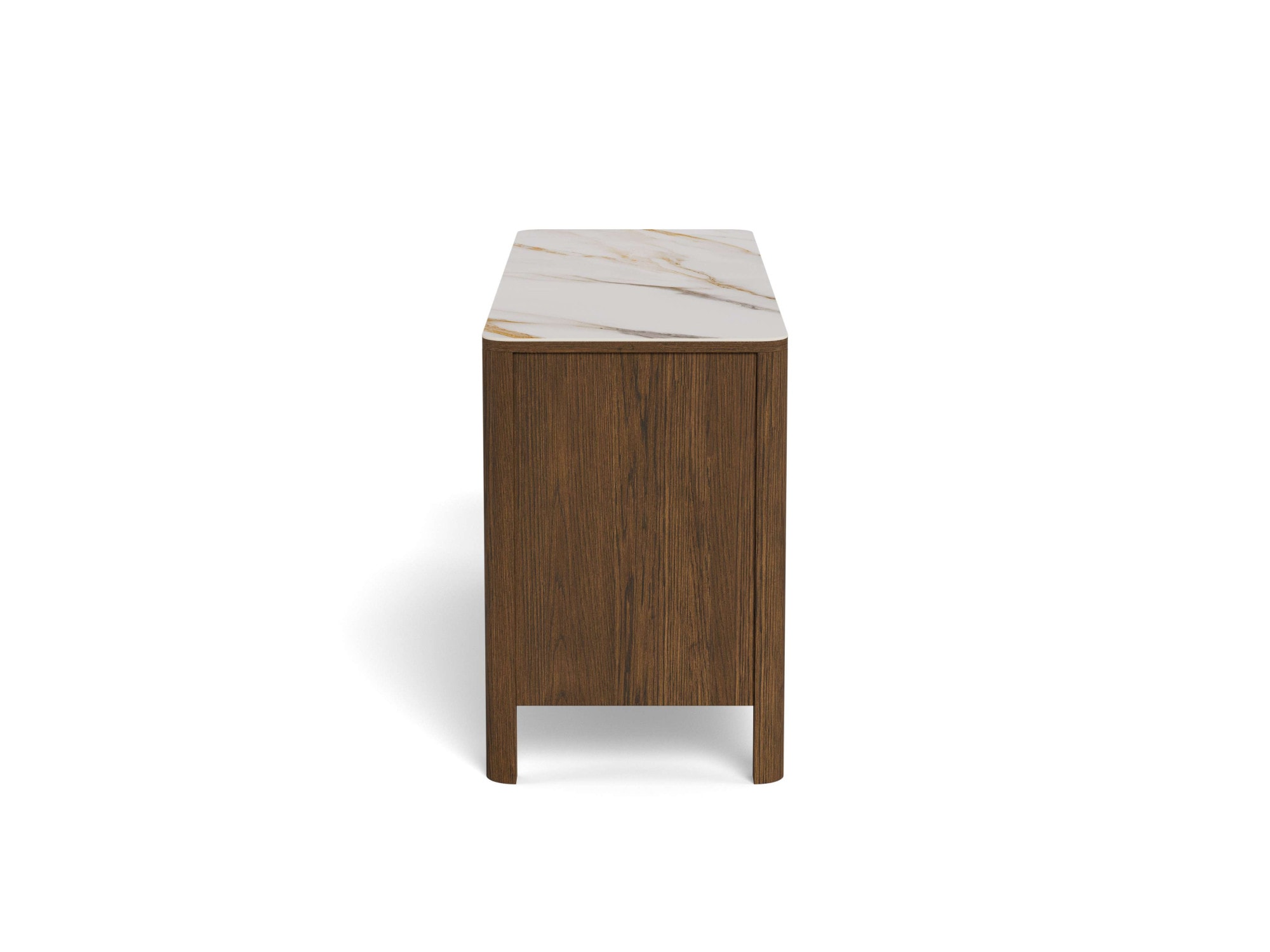 ACTONA GROUP Modules d'armoire »Southampton, Kommode« 1 cuis tlg. Buffet, 2 portes, 2 tiroirs, 2 étagères, chêne fumé, dessus en céramique