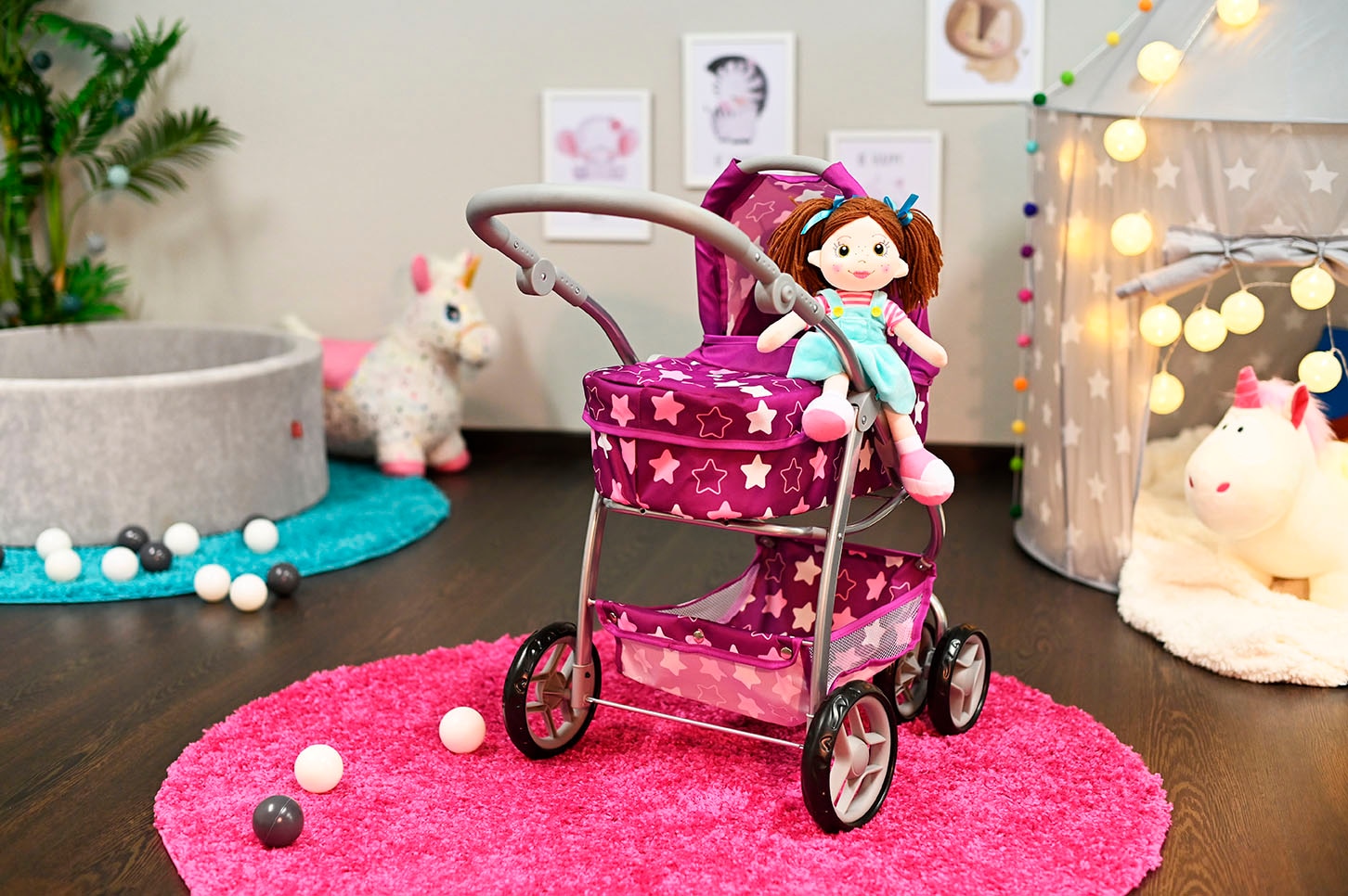 Knorrtoys® Poussette de poupée combinée »Coco«