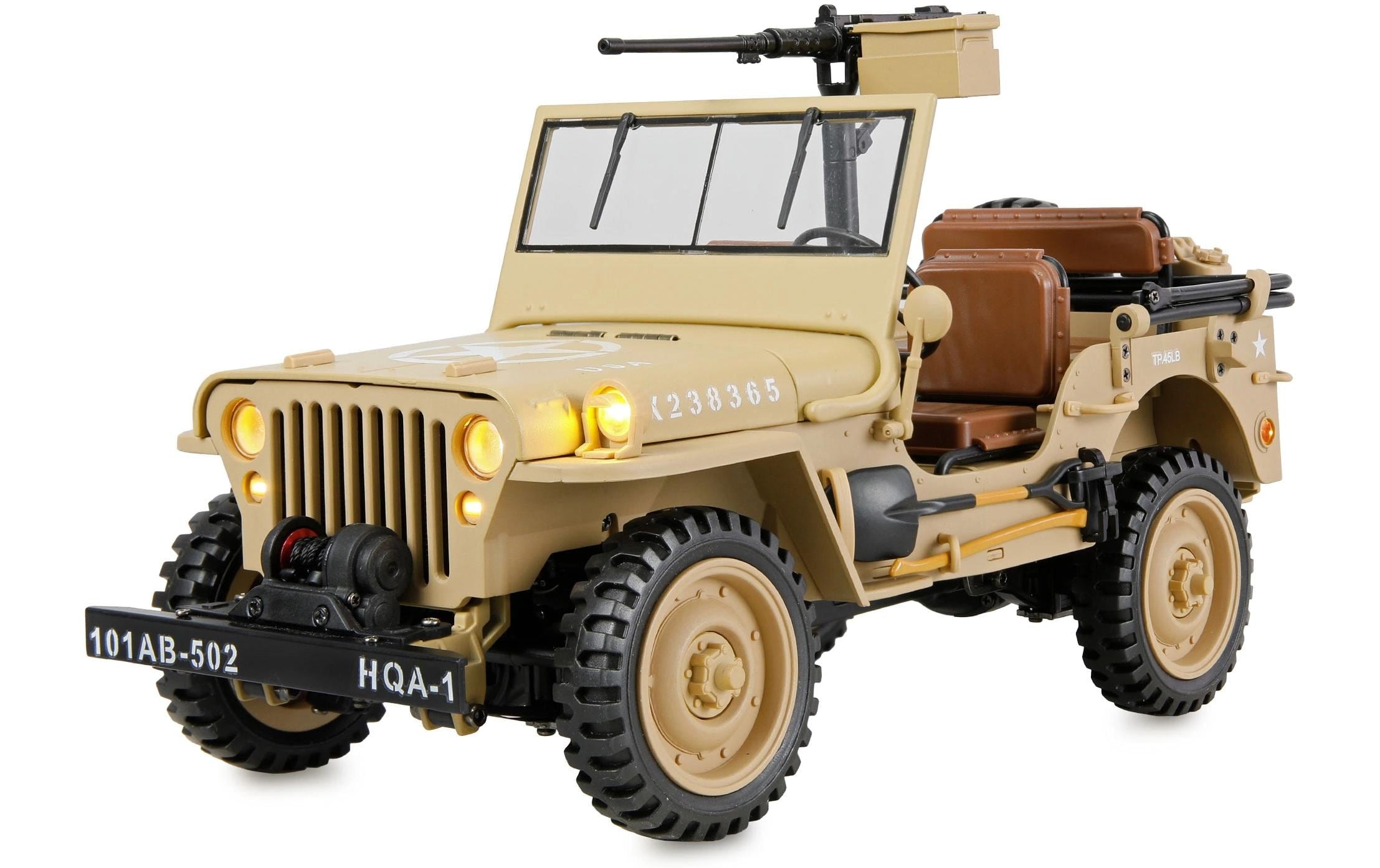 Amewi RC-Auto »Scale Crawler Jeep Willys MB 1:14« Antrieb 4x4
