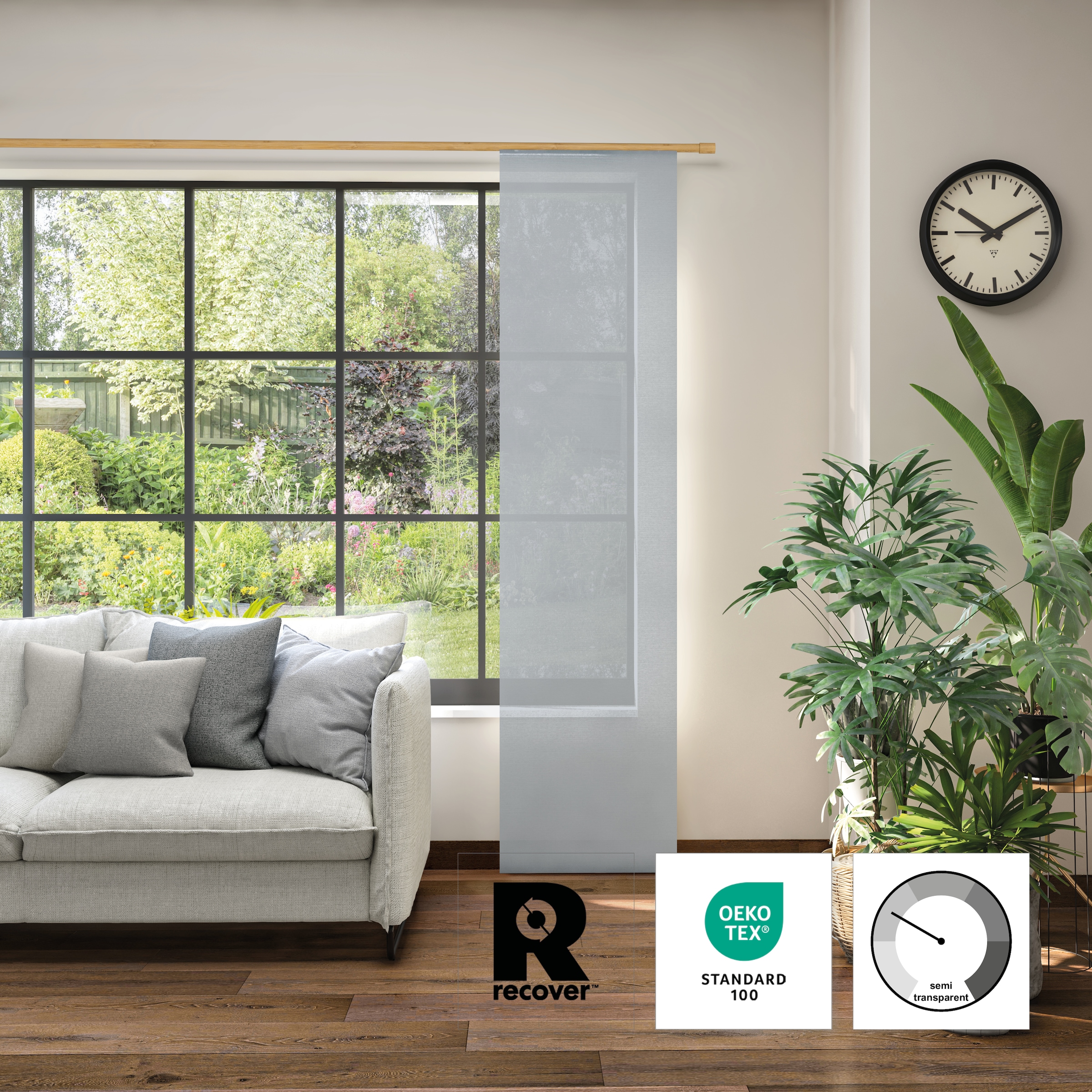 Neutex for you! Schiebegardine »Alora Eco« Paneelwagen 1 Stk. tlg.