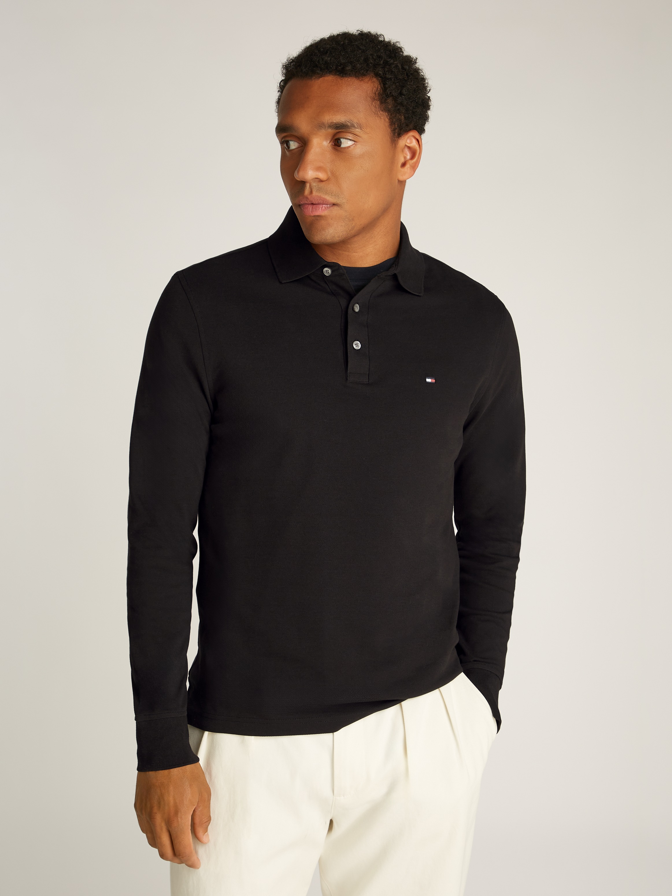 Tommy Hilfiger Langarm-Poloshirt »1985 SLIM LS POLO«
