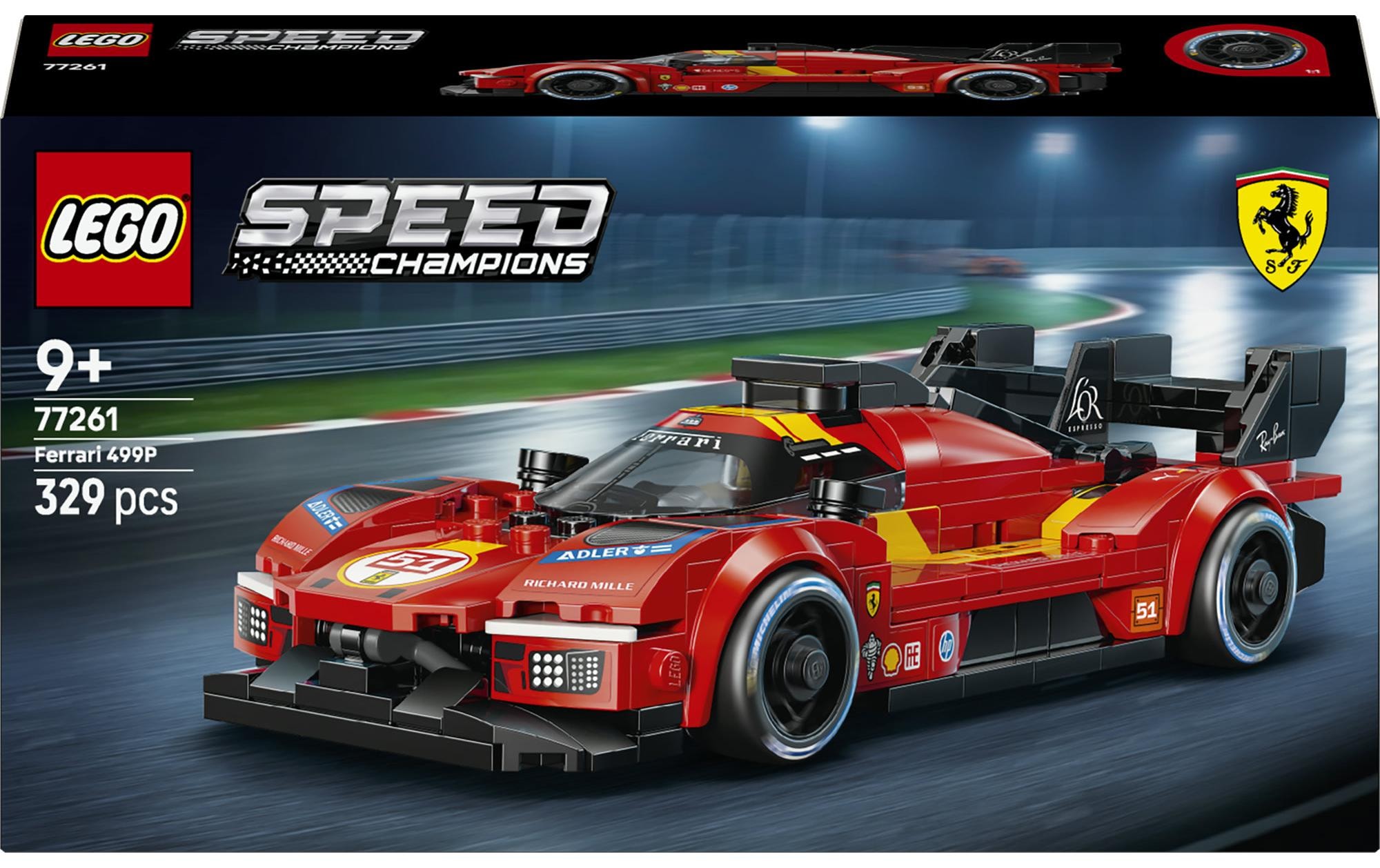 LEGO® Pions de construction »Ferrari 499P (77261), LEGO Speed Champions« fabriqué en Europe