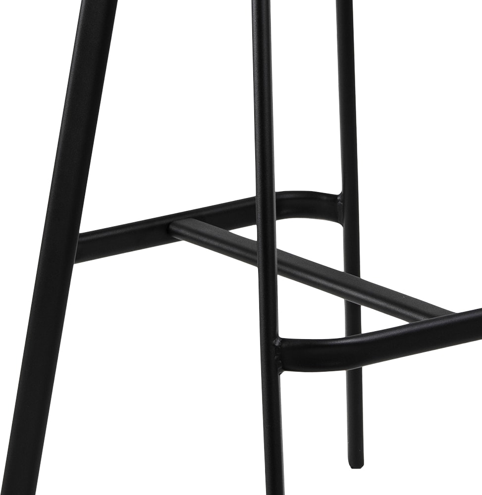 ACTONA GROUP Chaise de bistrot »Ohio« (Ensemble) 2 cuissiège avec pieds rectangulaires en acier et repose-pieds, plusieurs variantes