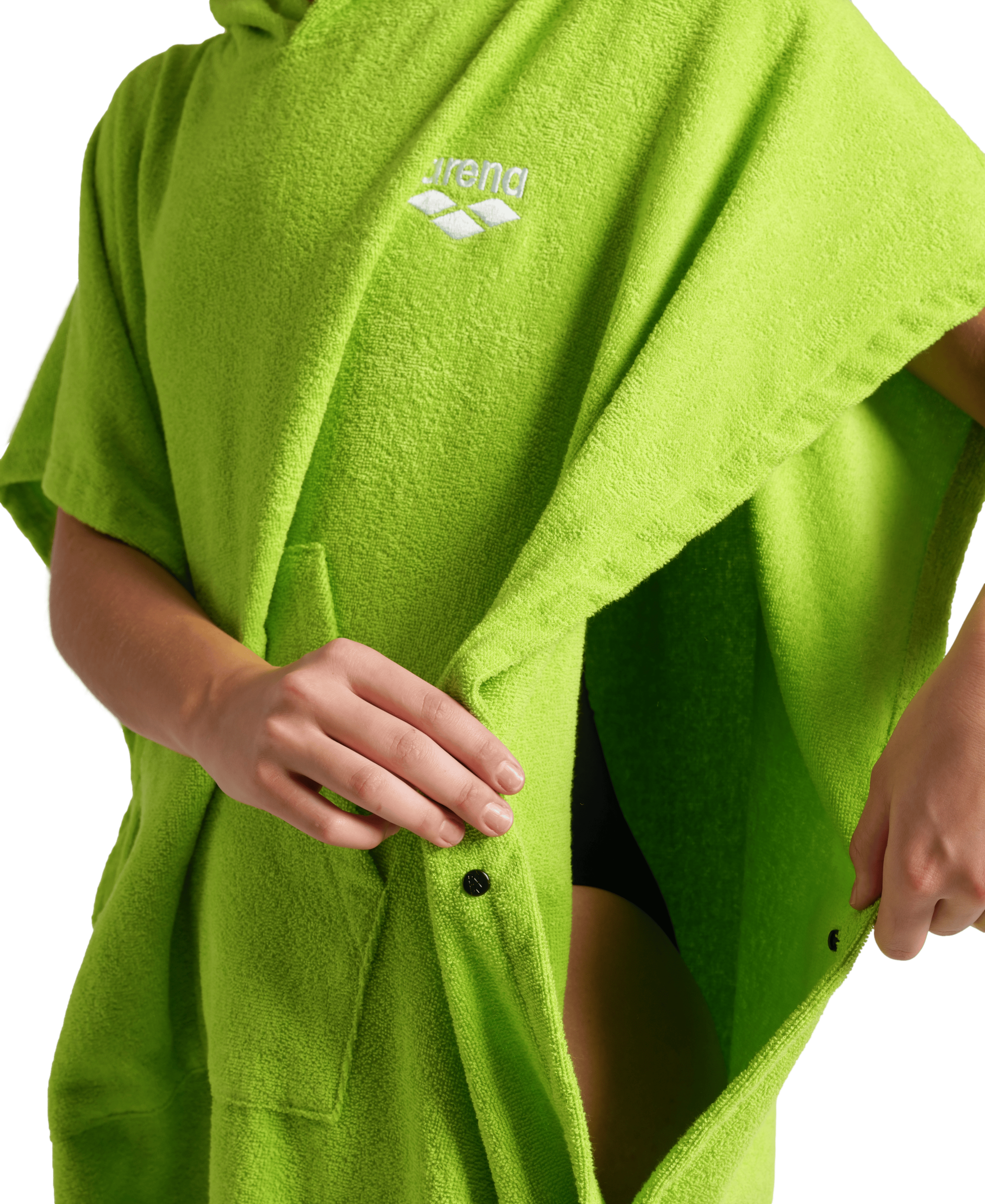 Arena Badeponcho »arena Unisex Baumwoll Poncho Bademantel« 1 Stk. Duschen, Strand, Sport, Schwimmbad, Sauna, Baumwolle, Unisex, bequem