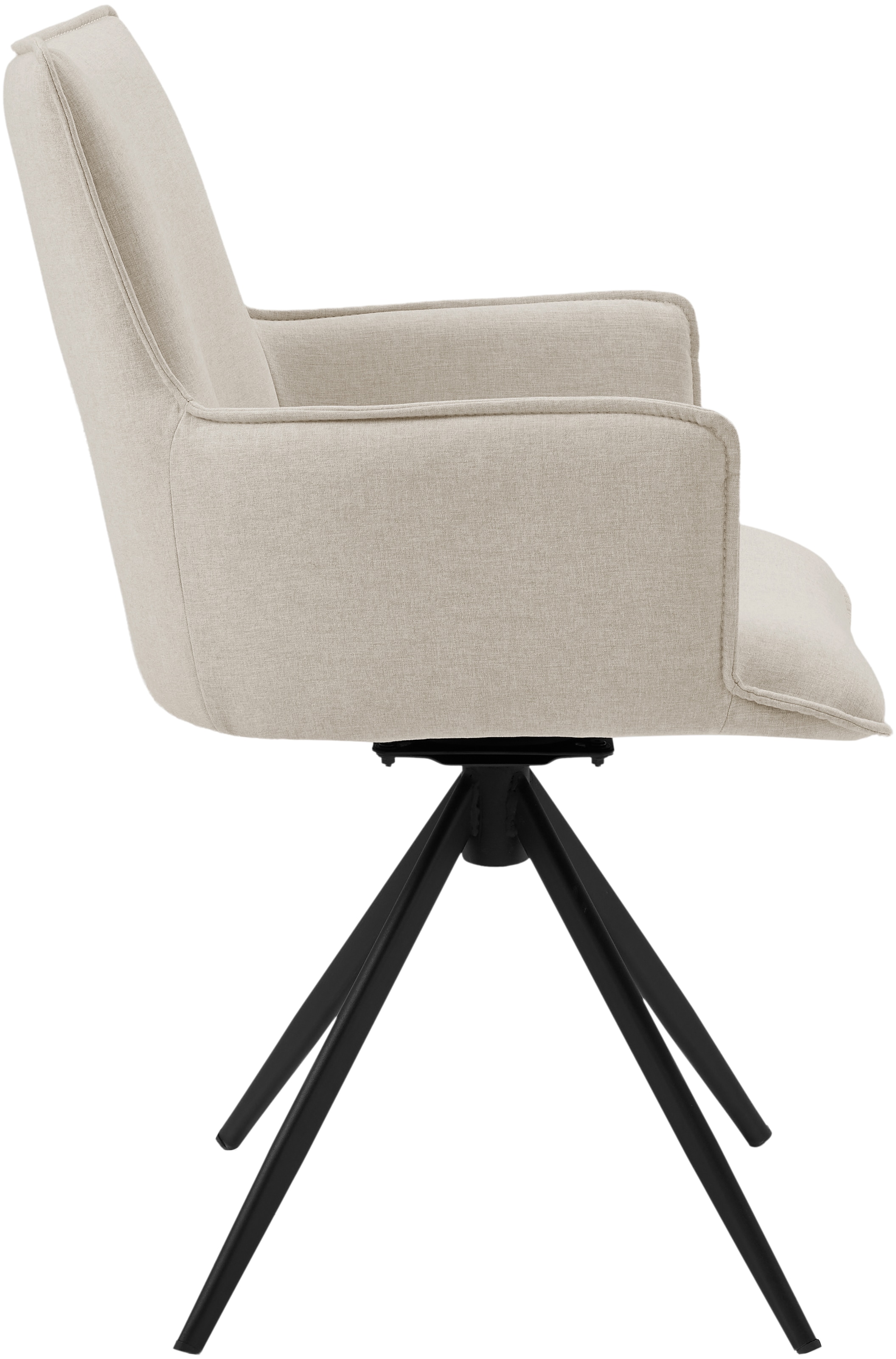 GOODproduct Drehstuhl »Amoreve« (Set) 2 Stk.Strukturstoff,  Metallgestell, 360 Grad Drehfunktion