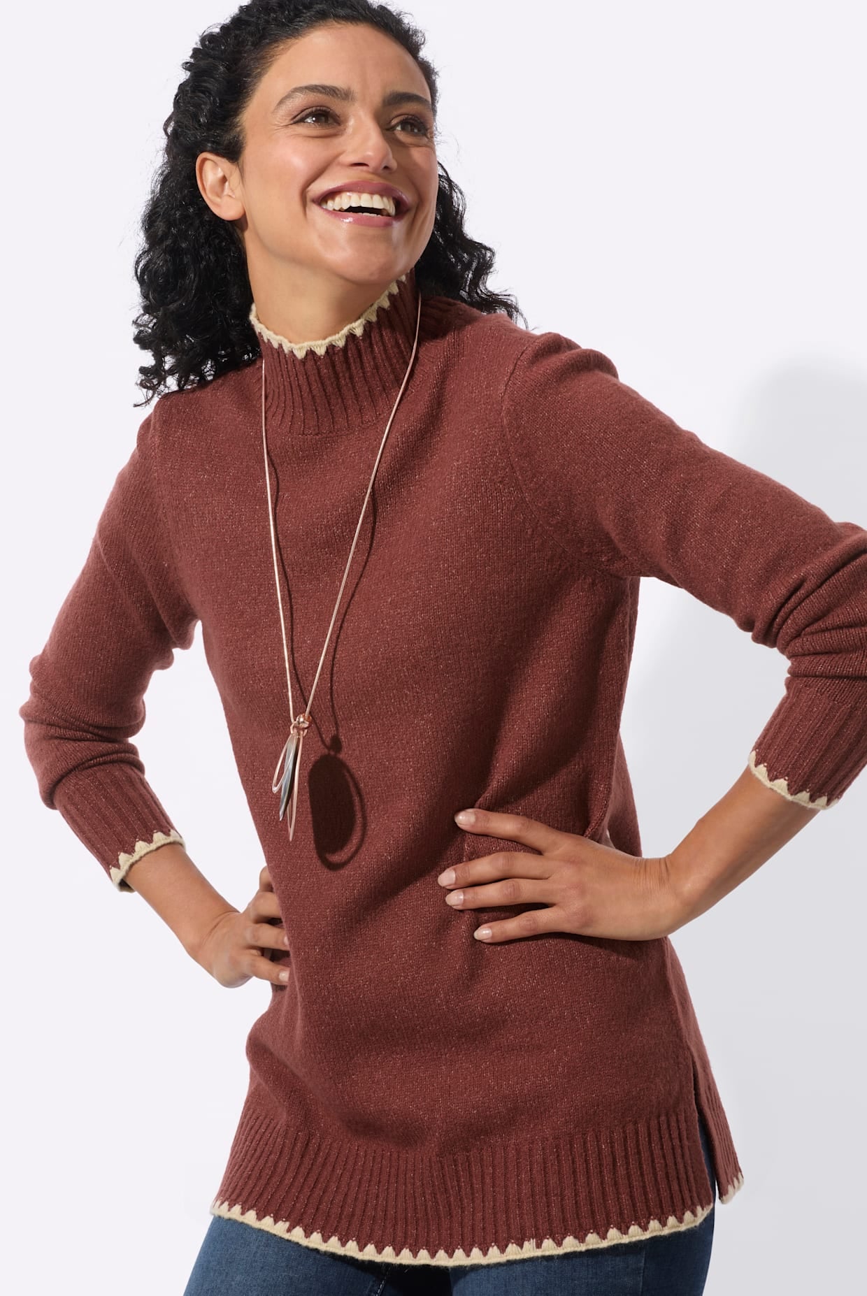 Inspirationen Pull long »Long-Pullover«