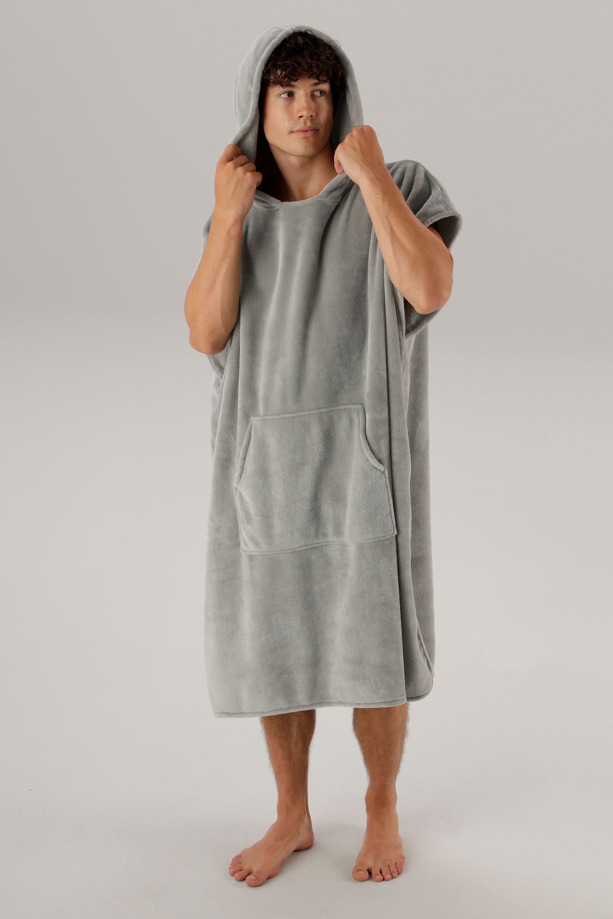 GOODproduct Poncho de bain »Miia, Surfponcho ideal für Sauna, Spa & im Urlaub« 1 cuis doux et moelleux, peluche, unisexe, pour dames et messieurs