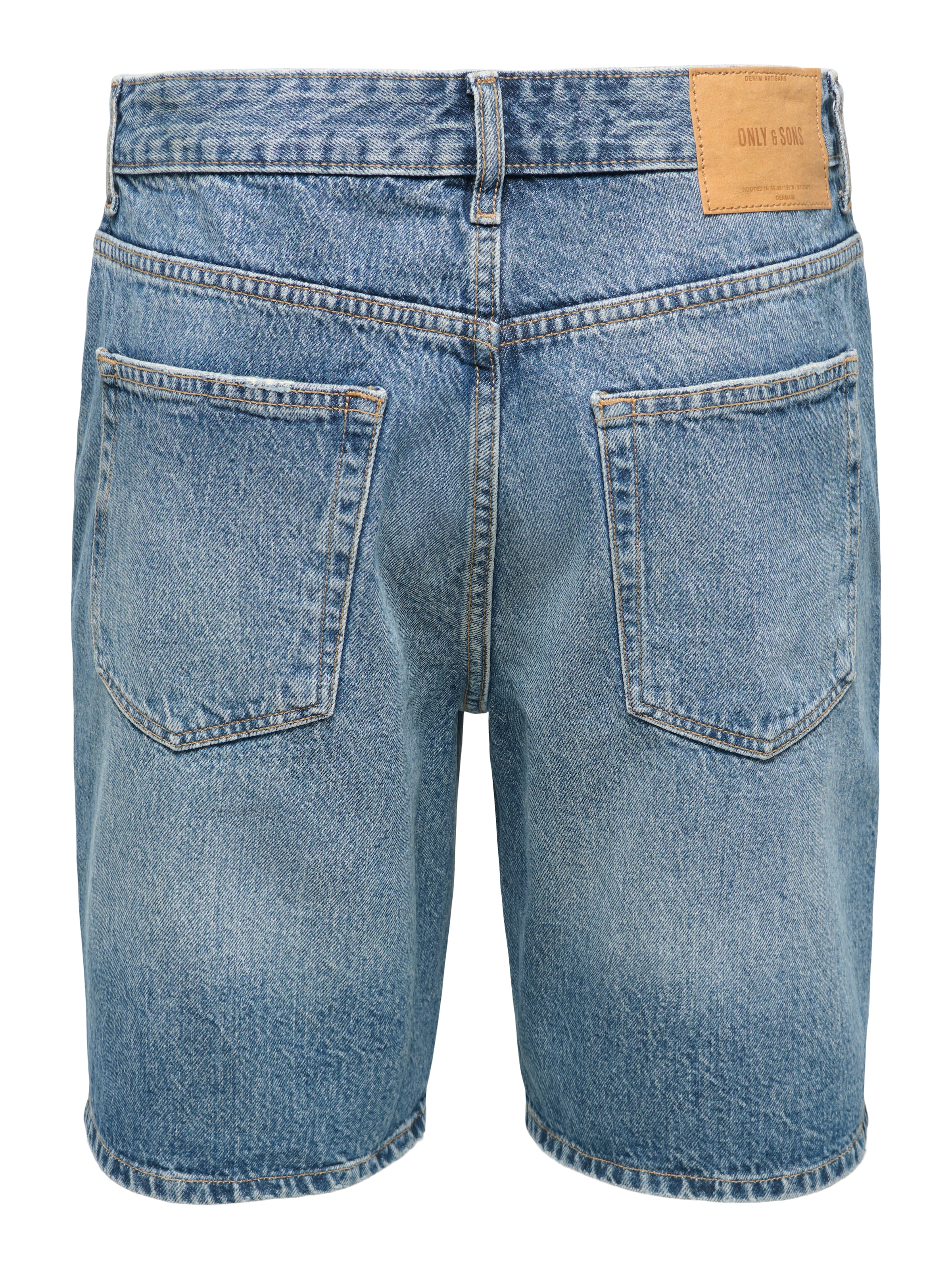 ONLY & SONS Short en jean »ONSEDGE MB GREEN 3227 TAI DNM SHORTS« coton, coupe droite