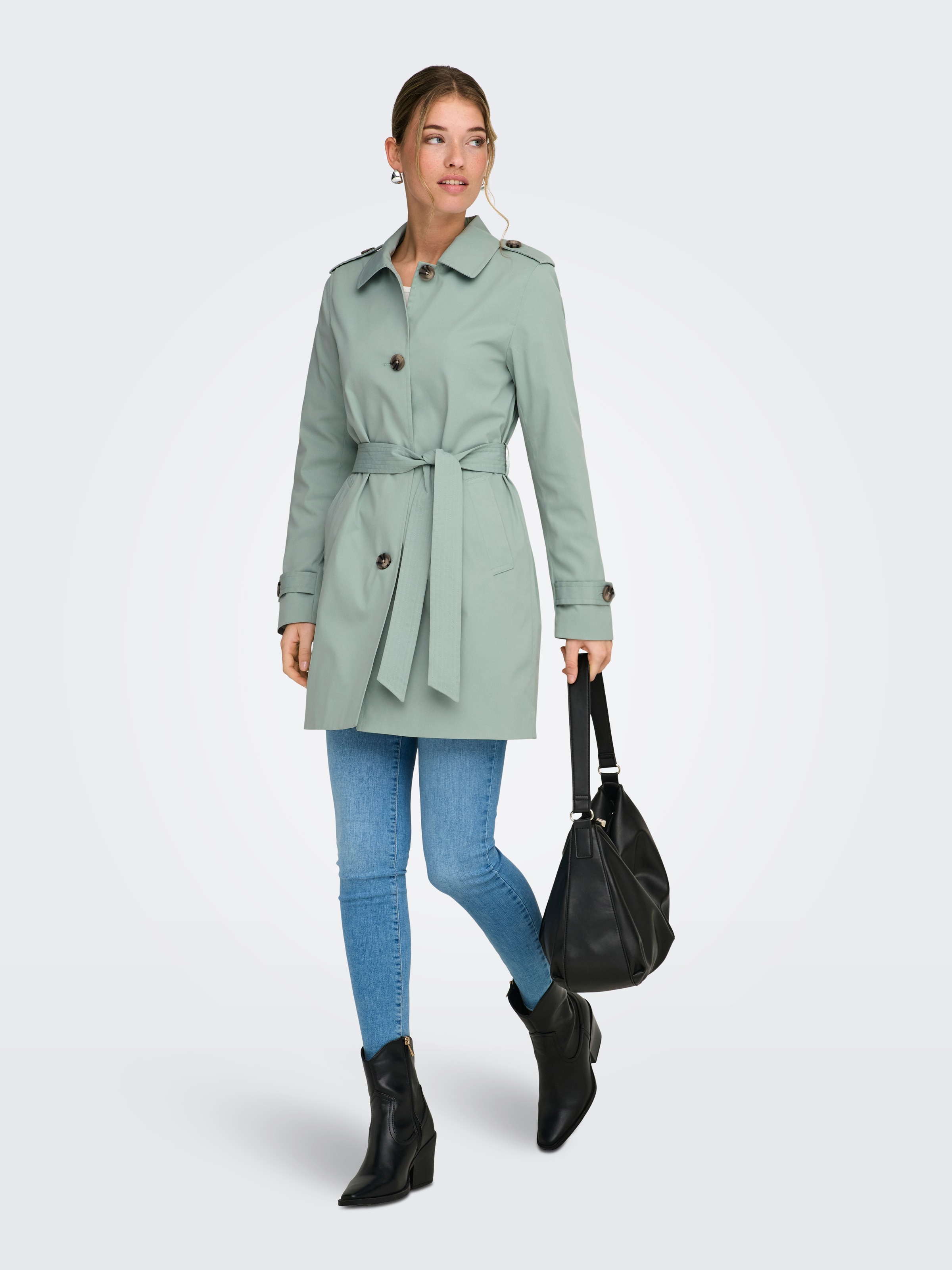 ONLY Trench-coat »ONLDISA LIFE SB TRENCHCOAT CC OTW« coupe classique