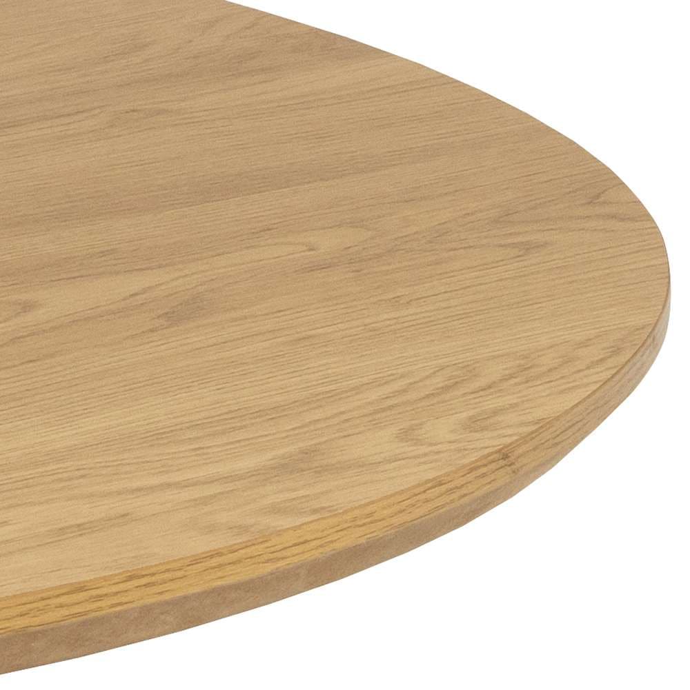 ACTONA GROUP Table de salle à manger »Yale« Table, table à manger, choix OTTO,  Table à manger, aspect chêne sauvage, pied lamellé, brun, ronde, Ø : 120 cm