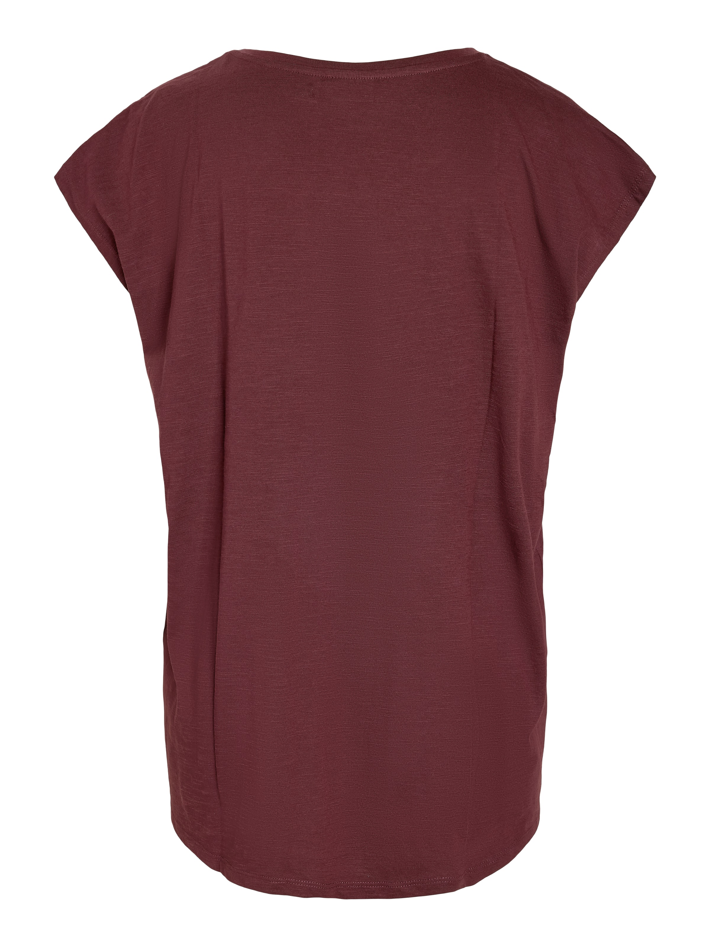 Noisy may T-shirt à manches courtes »NMMATHILDE S/S LOOSE LONG TOP NOOS« mélange coton, coupe décontractée