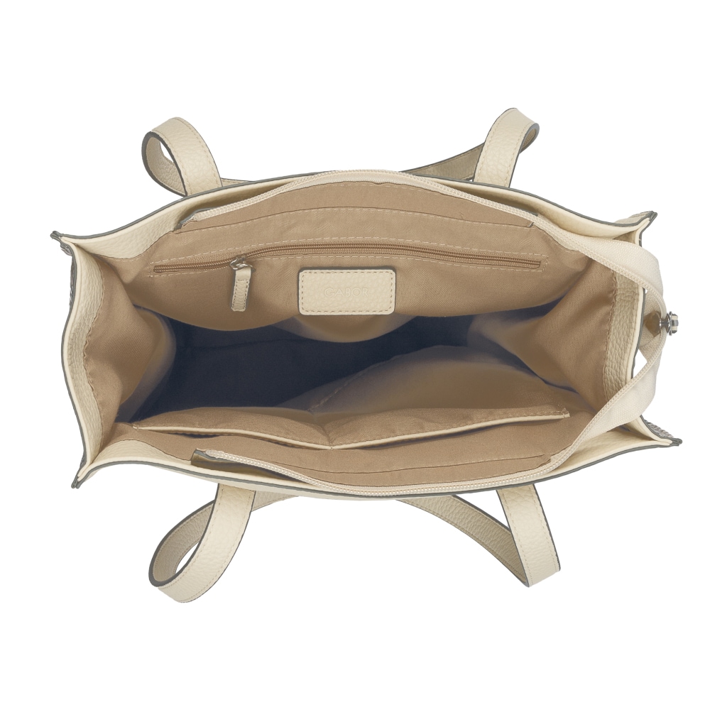 Gabor Shopper »Elfie Luxe« Sac à main pour dames avec motif léopard et pendentif pochette