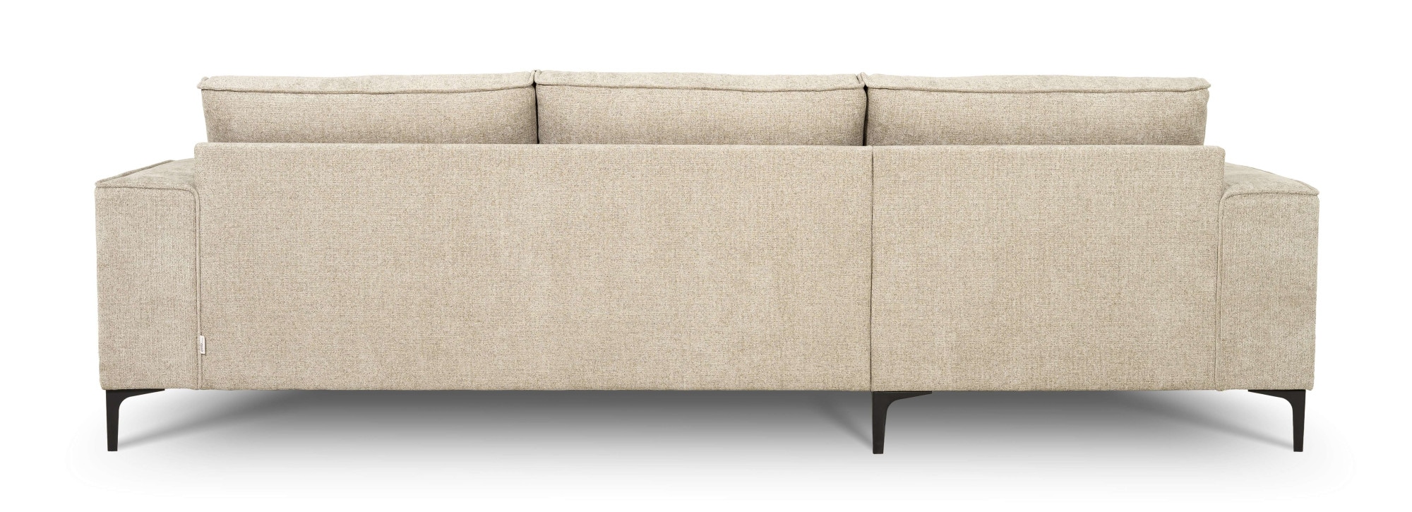 GOODproduct Ecksofa »Polsterecke, Sofa, Oland mit modernem Chenille-Bezug« L-Form, 280 cm, Wellenunterfederung, Skandi-Design, Metallfüsse