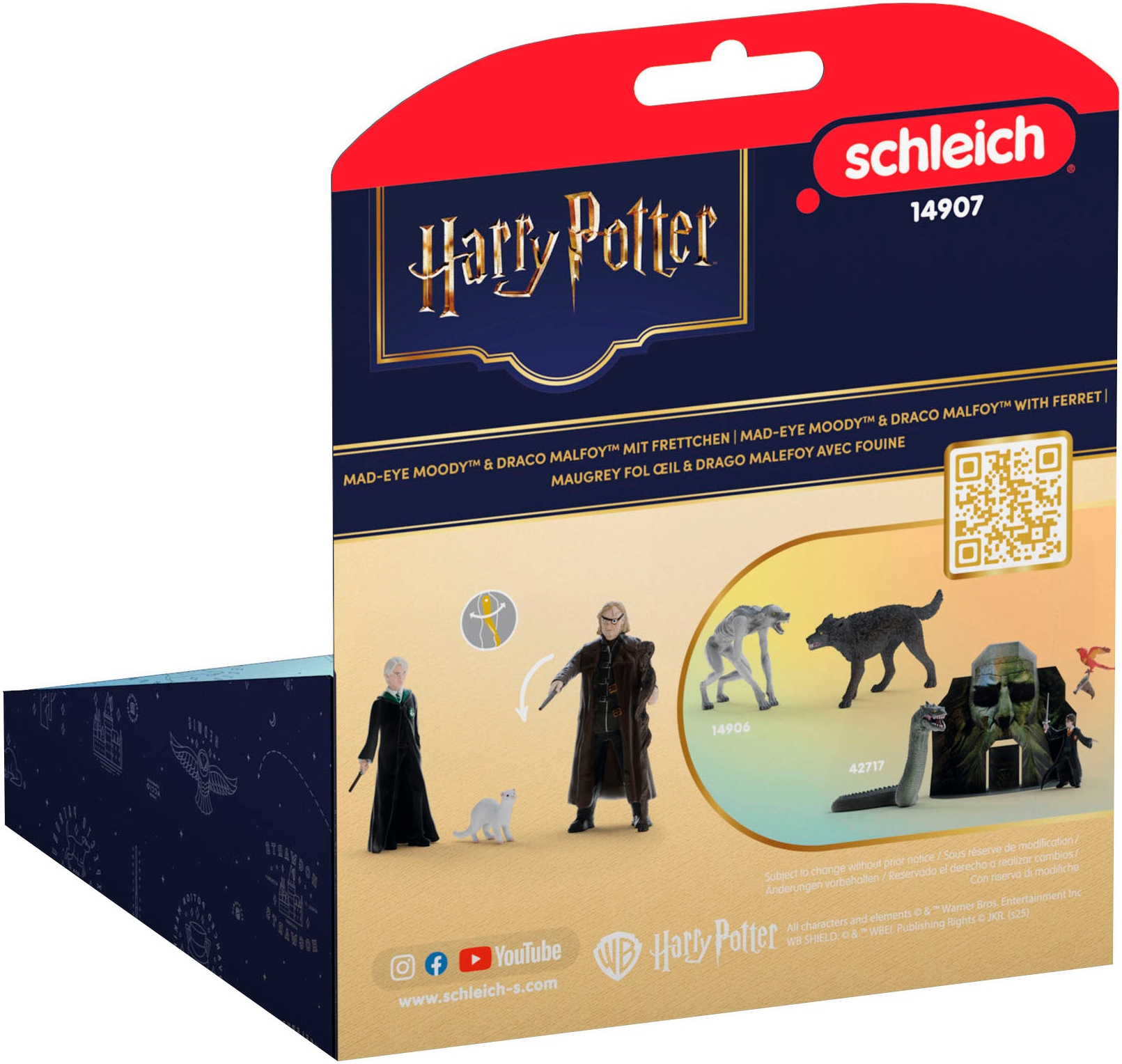 Schleich® Personnage de jeu »HARRY POTTER™, Mad-Eye MoodyTM & Draco MalfoyTM (14907)« WIZARDING WORLD