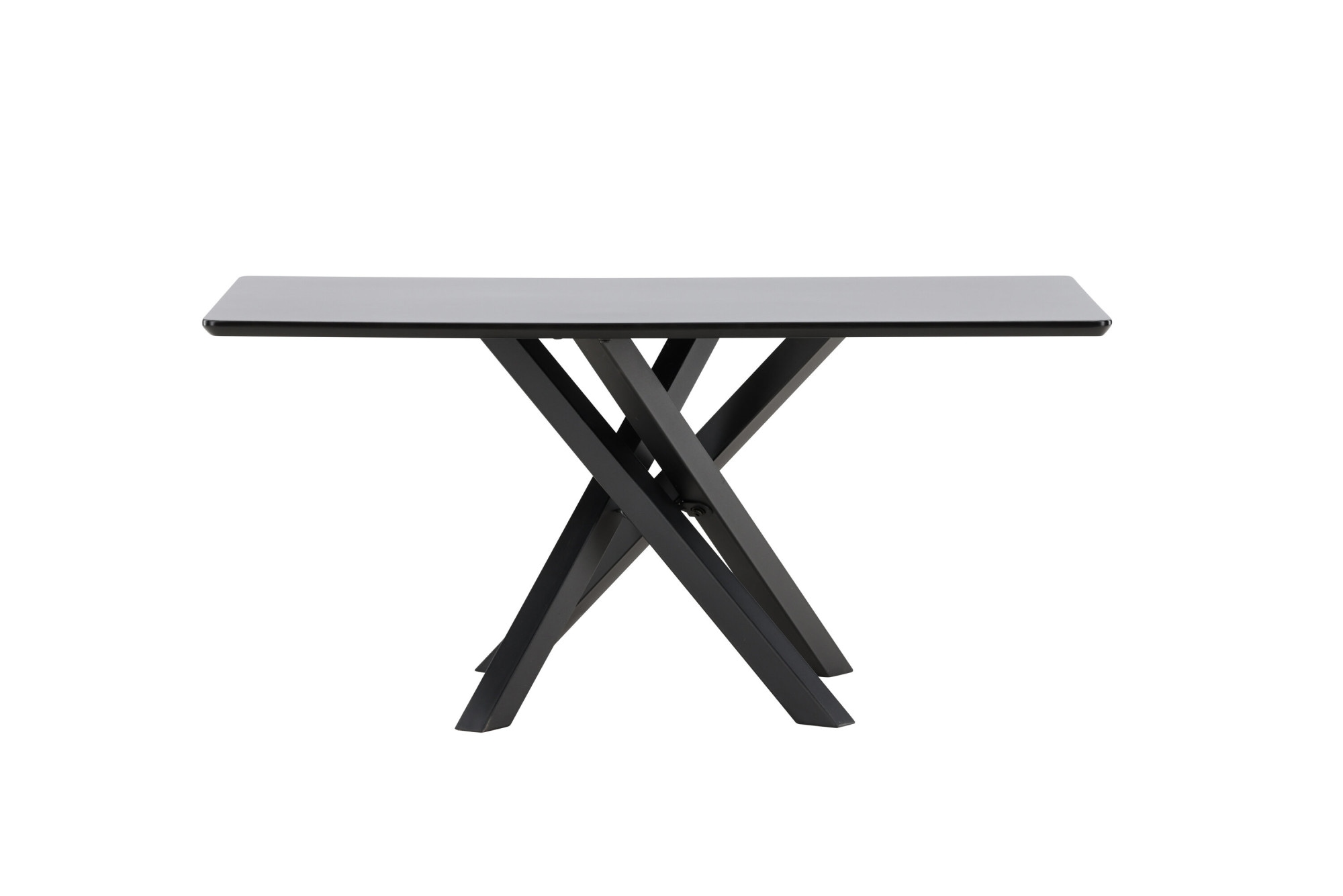 Venture Home Table basse »Piazza, rechteckiger Couchtisch in elegantem Schwarz, 100 × 60 cm« Sofatisch, MDF, rechteckig, einheitlich, modern, raffiniert