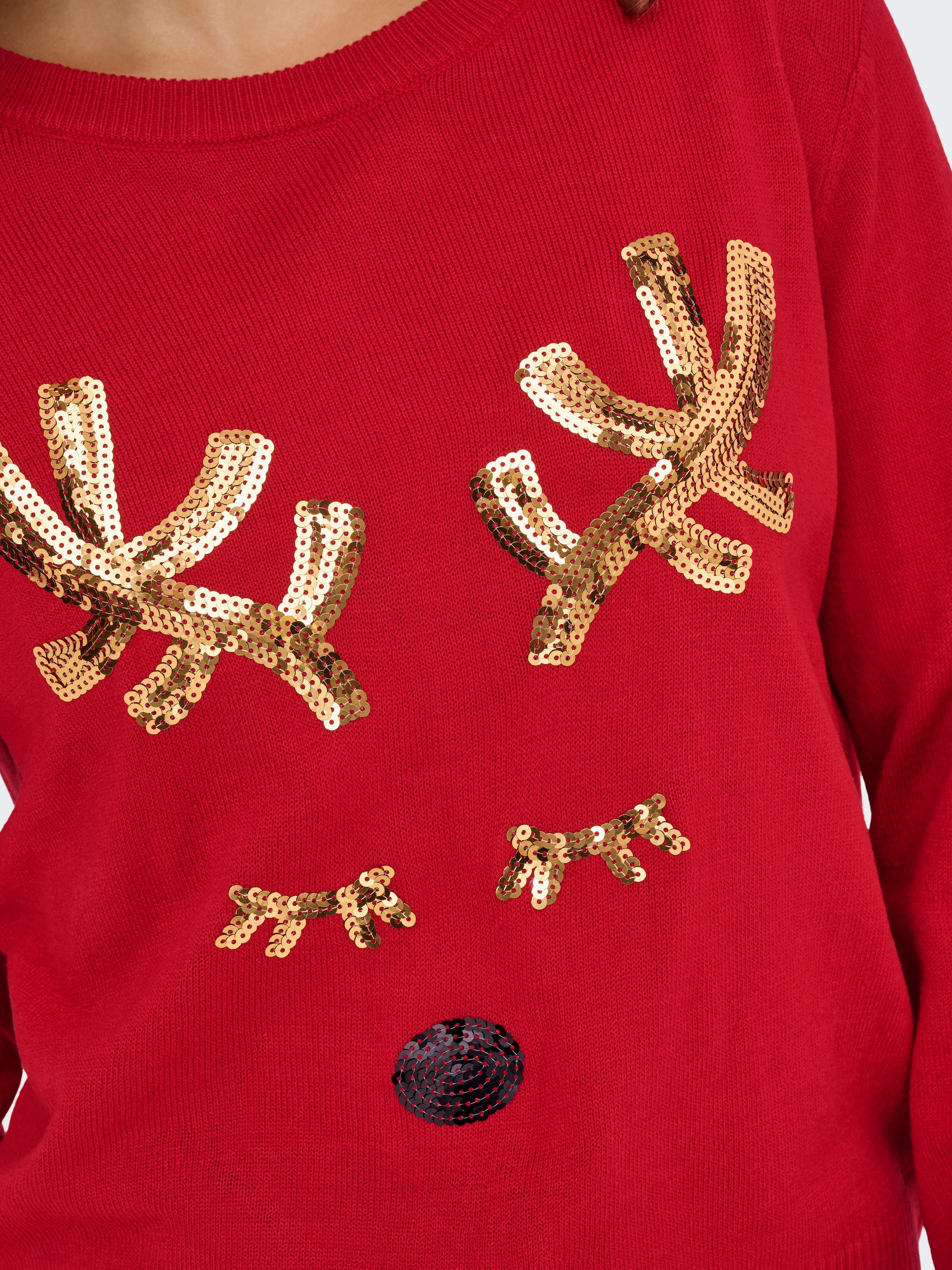 ONLY Pull de Noël »ONLXMAS SHINE LS ONECK KNT«