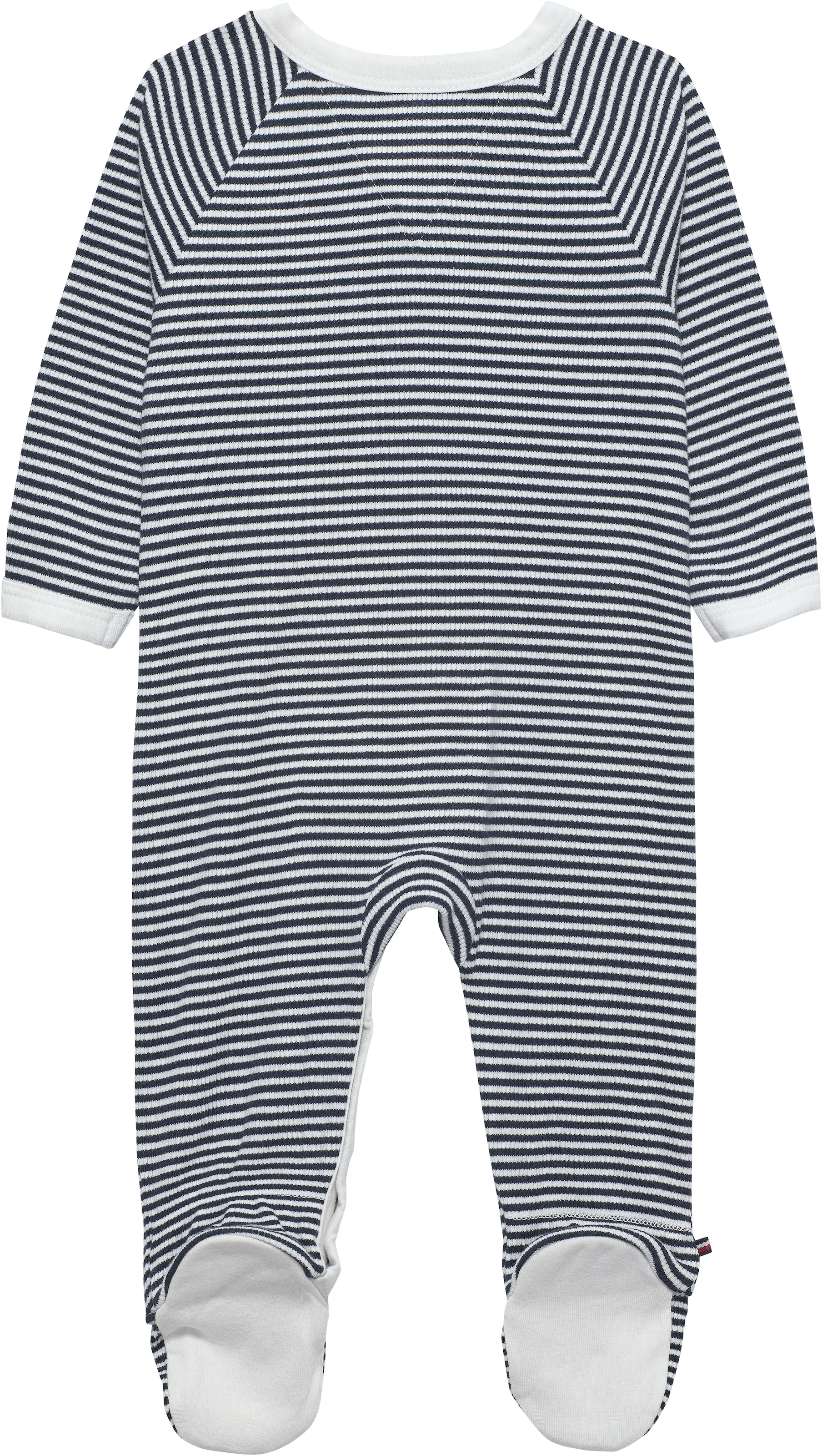 Tommy Hilfiger Strampler »RIB COVERALL« Regular fit mit V-Ausschnitt für Babys