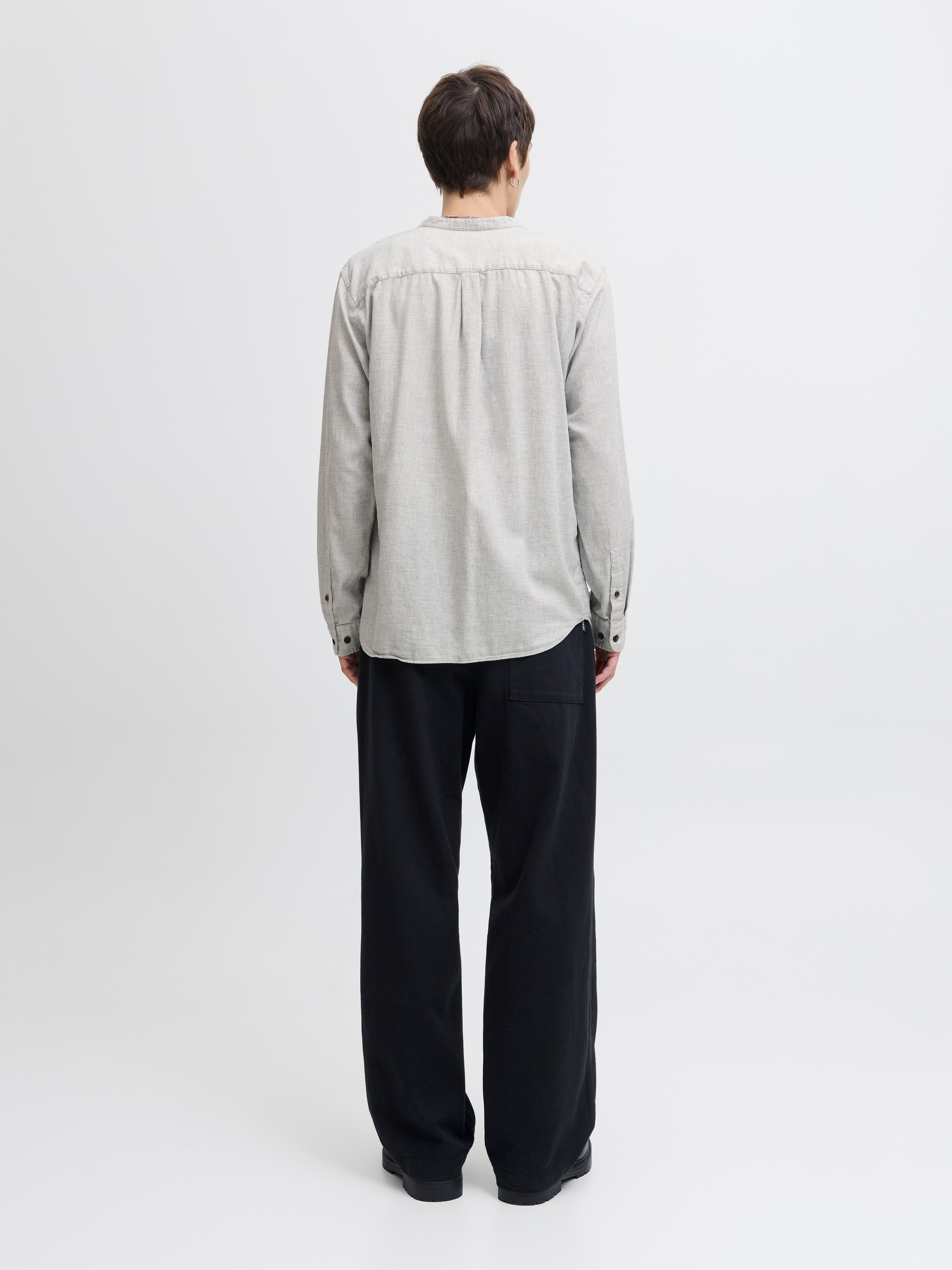 Jack & Jones Langarmhemd »JJEBAND MELANGE SHIRT L/S SN«