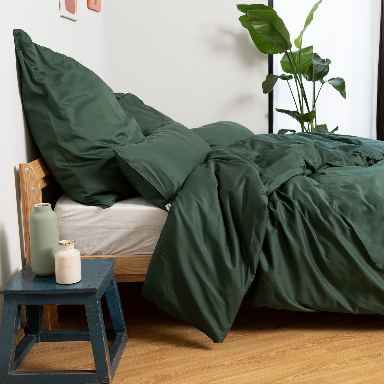 Wolkenfeld Linge de lit »Edel Mako-Satin Bettwäsche, unfassbar weich« 2 cuis 135x200 cm, 155x220 & Übergrössen I inkl. Kissenbezüge 80x80 I Uni