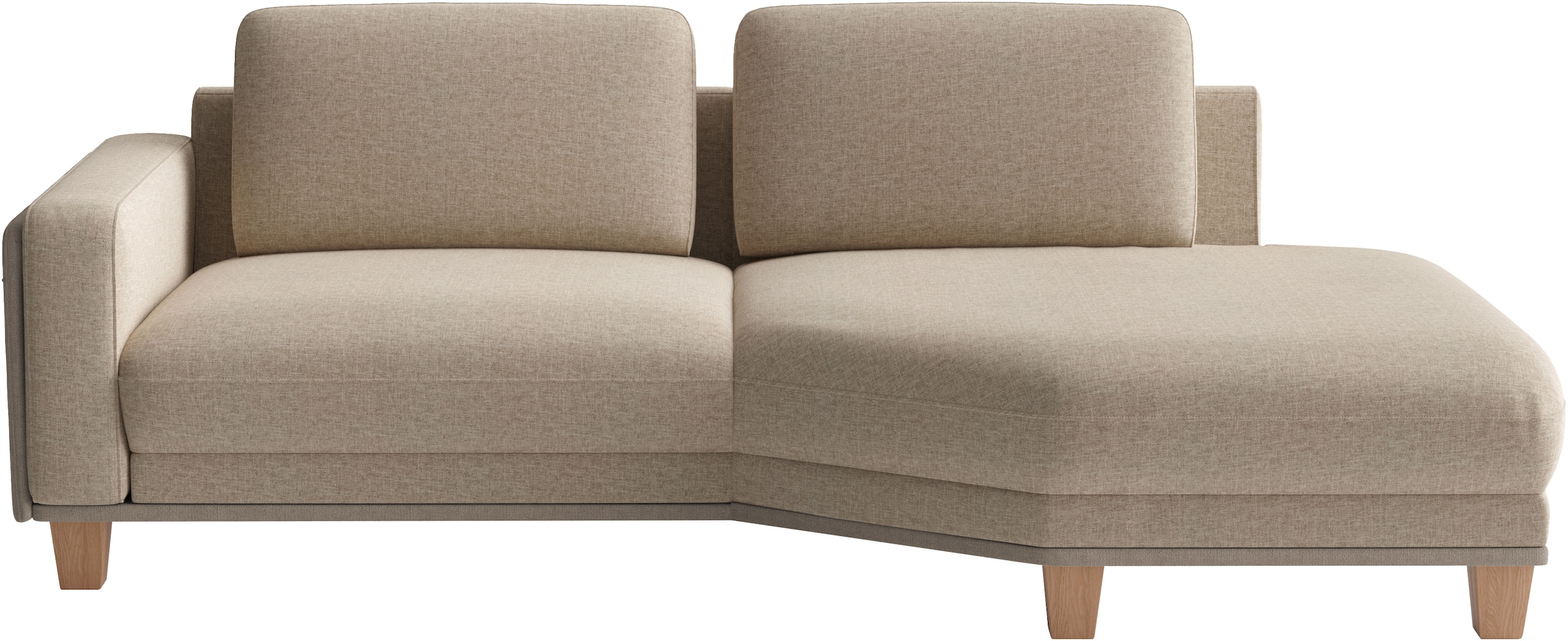 sit&more Ecksofa »Concept« Modernes Sofa in drei Fussfarben zur Auswahl