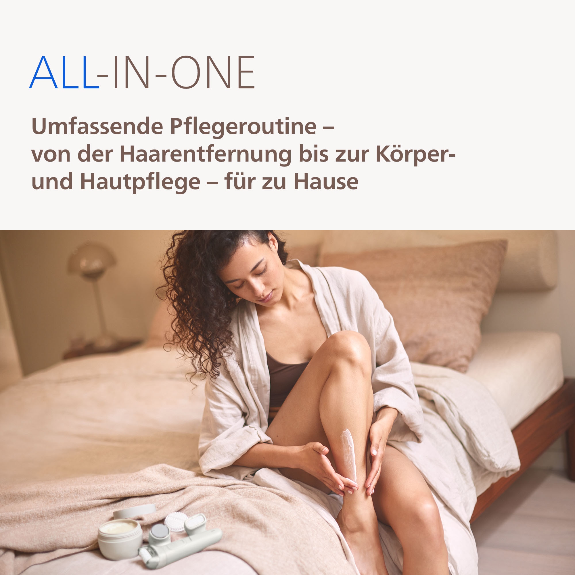 Philips Épilateur »Series 9900 BRE738/00« 4 cuis Aufsätze Nass-und Trockenfunktion, inkl.Gesichtsreinigungsbürste