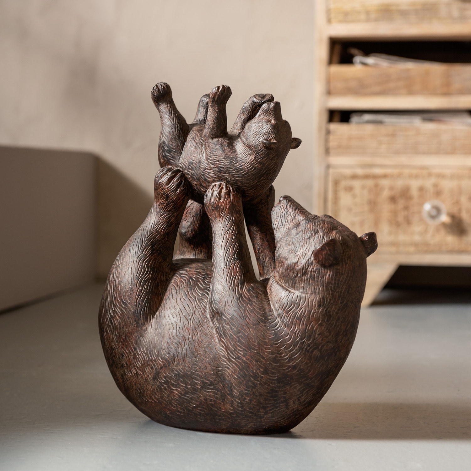 Kare Design Figurine de décoration »Deko Figur Artistic Bears Handstand«