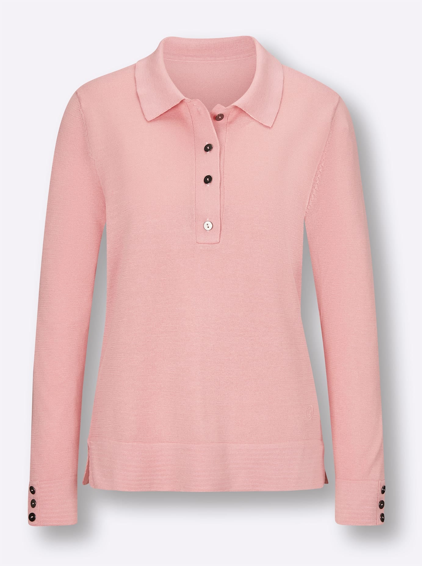CREATION L PREMIUM Pull à col polo »Baumwoll-Pullover«
