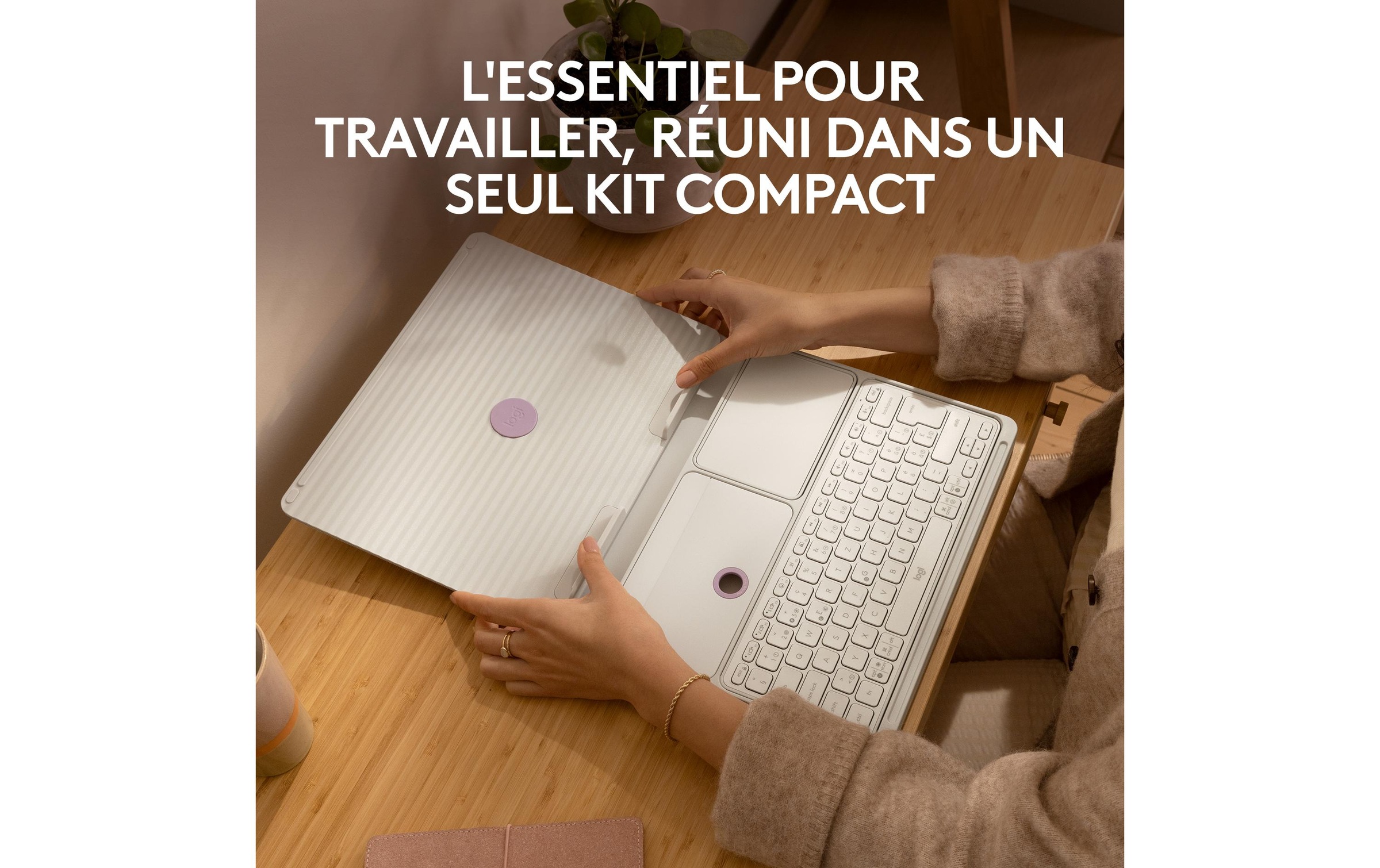 Logitech Clavier de tablette »Cover Casa Pop-Up Desk« ()