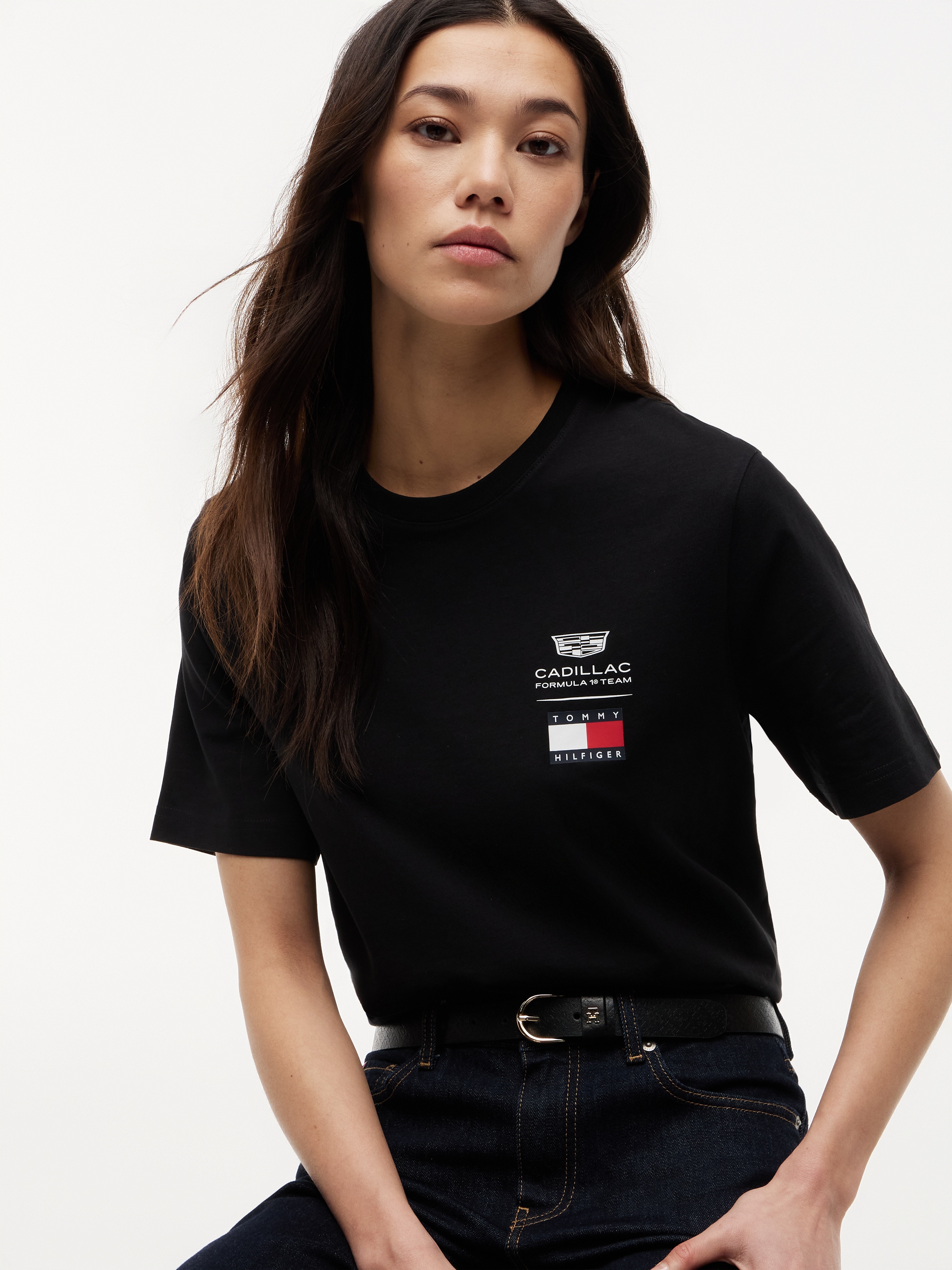 Tommy Hilfiger T-shirt »TH x Cadillac FOrmula 1 Team LOGO« Collection Spéciale Unisexe Formule 1