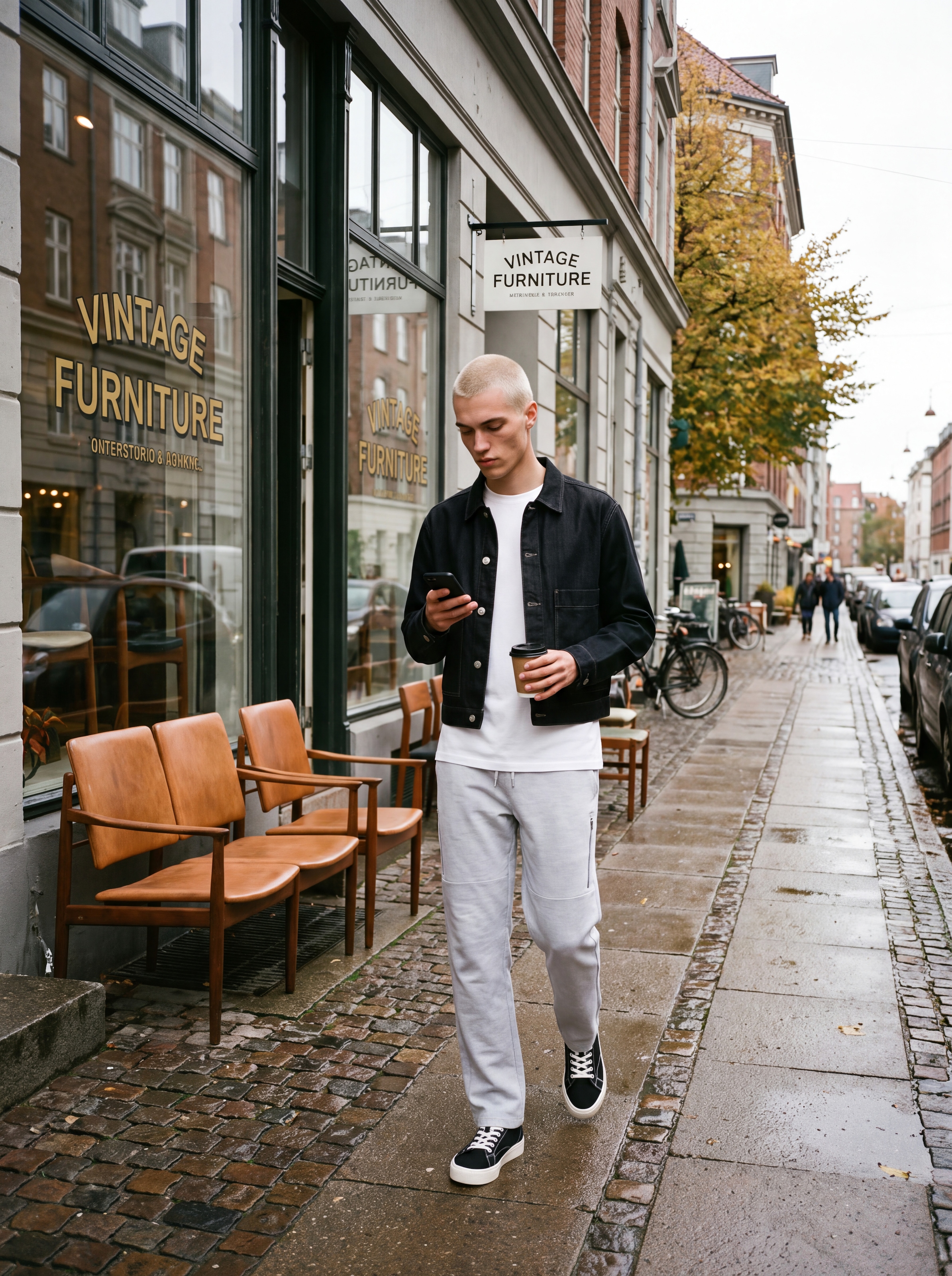 Jack & Jones Pantalon sweat »JPSTGORDON FUSION UNC SWEAT PANTS SN«  Materialmix, regular fit