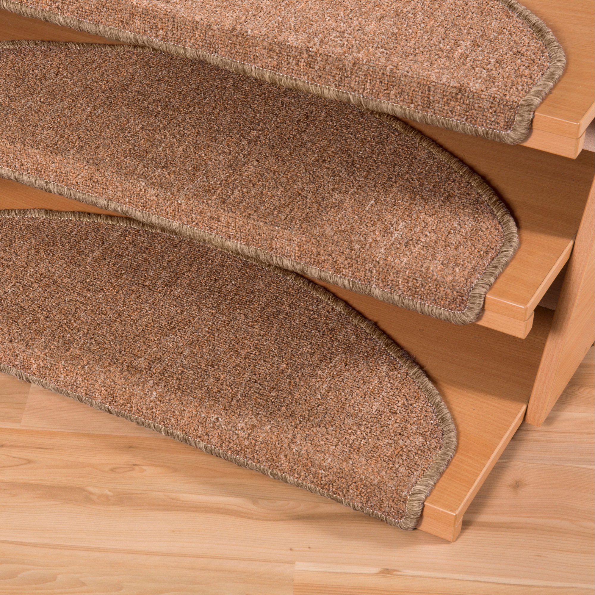 Andiamo Stufenmatte »Bob, Made in Poland« halbrund 4,5 mm Höhe melierte Schlinge, selbstklebend, Set mit 2 Stück oder 15 Stück