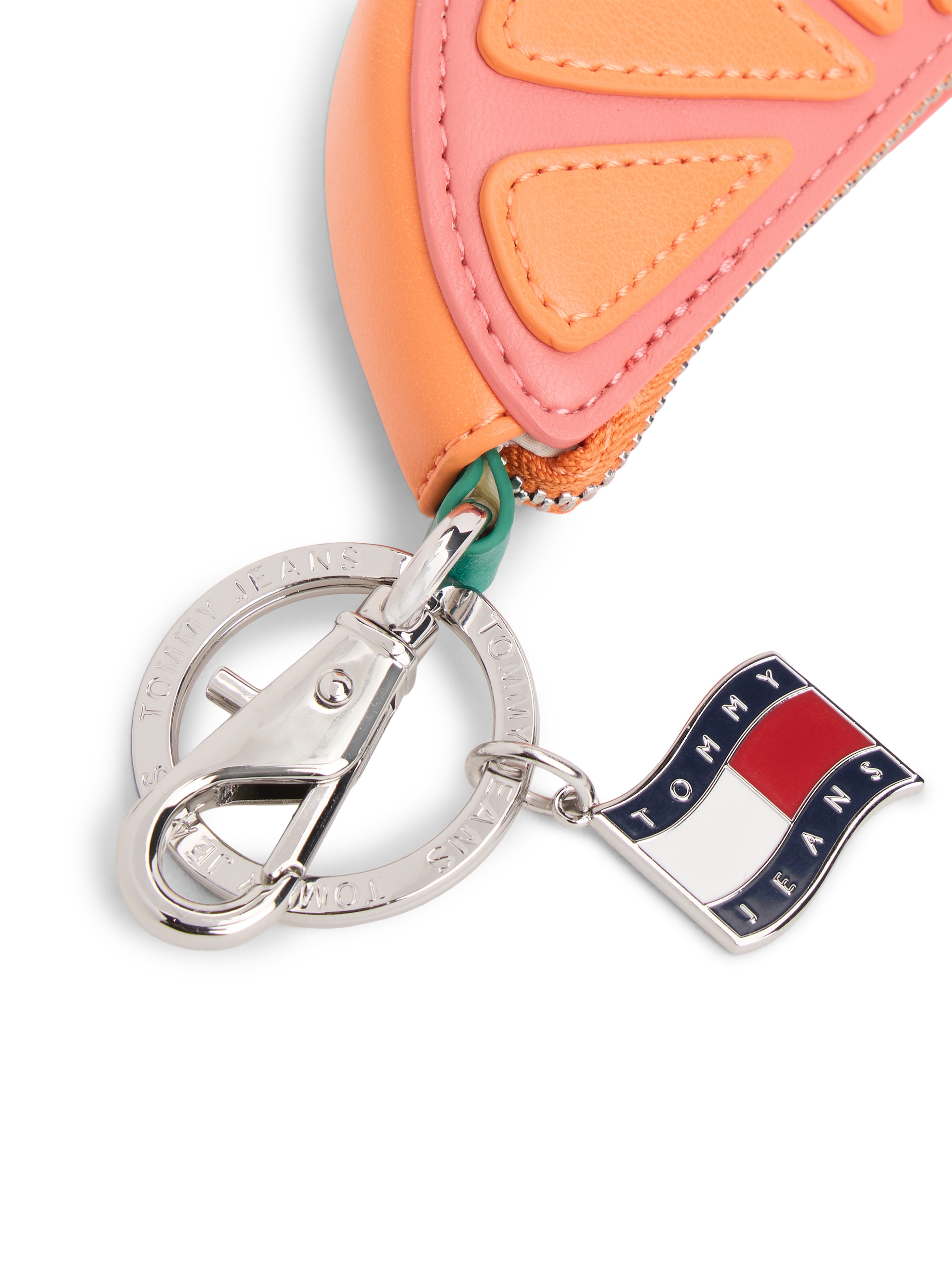 Tommy Jeans Porte-clés »TJW FRUIT COIN PURSE ORANGE« Porte-clés sac, charm de sac, bag charm aspect fruité