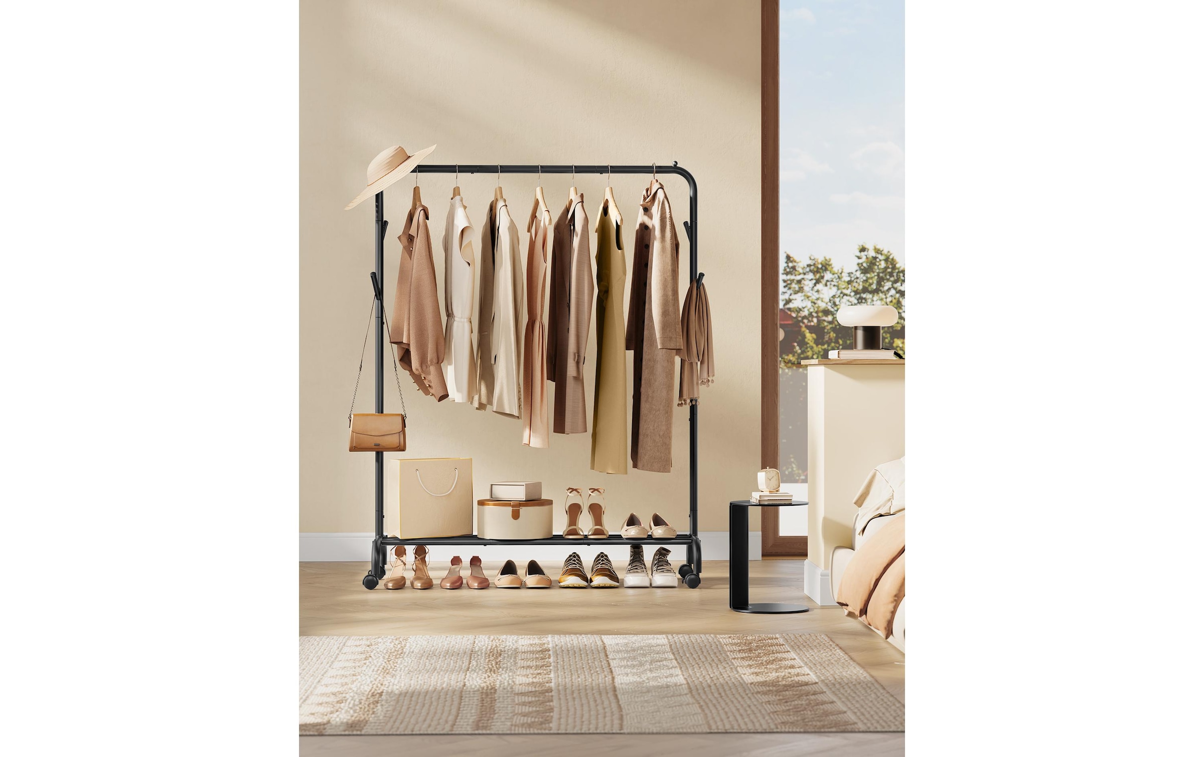 SONGMICS Garderobenständer »Schwarz«