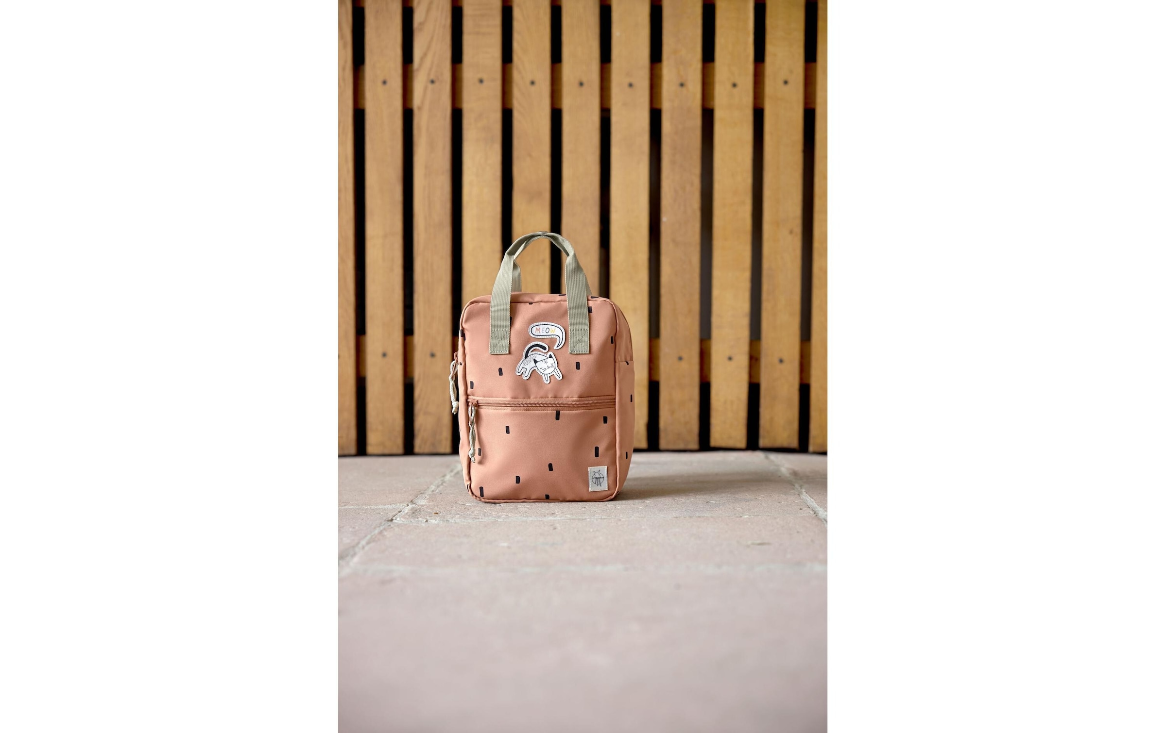 LÄSSIG Sac à dos pour enfants »Mini Square Happy Prints«