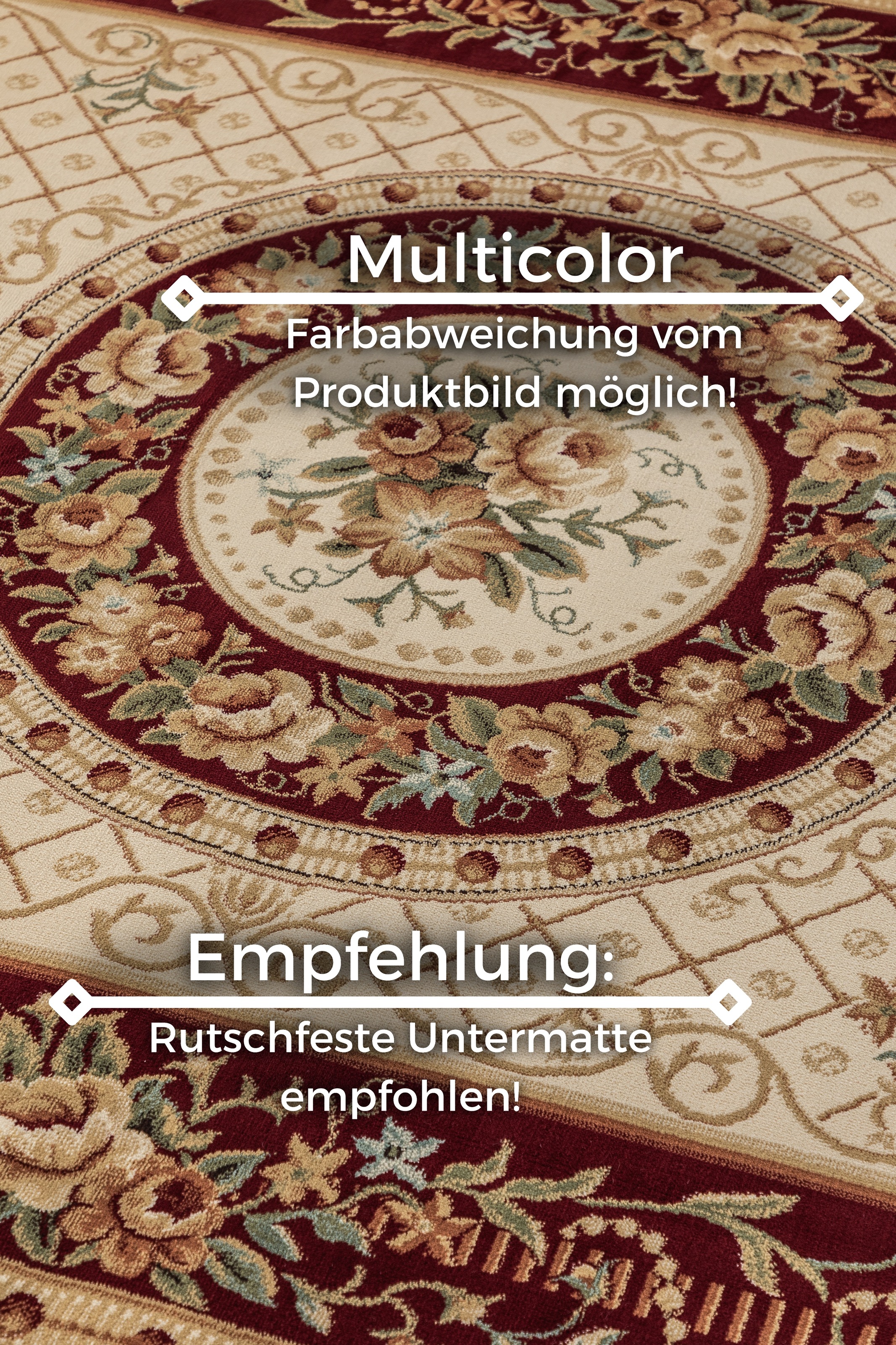 NORTHRUGS Tapis »Adraskan« Rectangulaire 8 mm Höhe Orient Optik, Läufer, strapazierfähig, pflegeleicht, robust